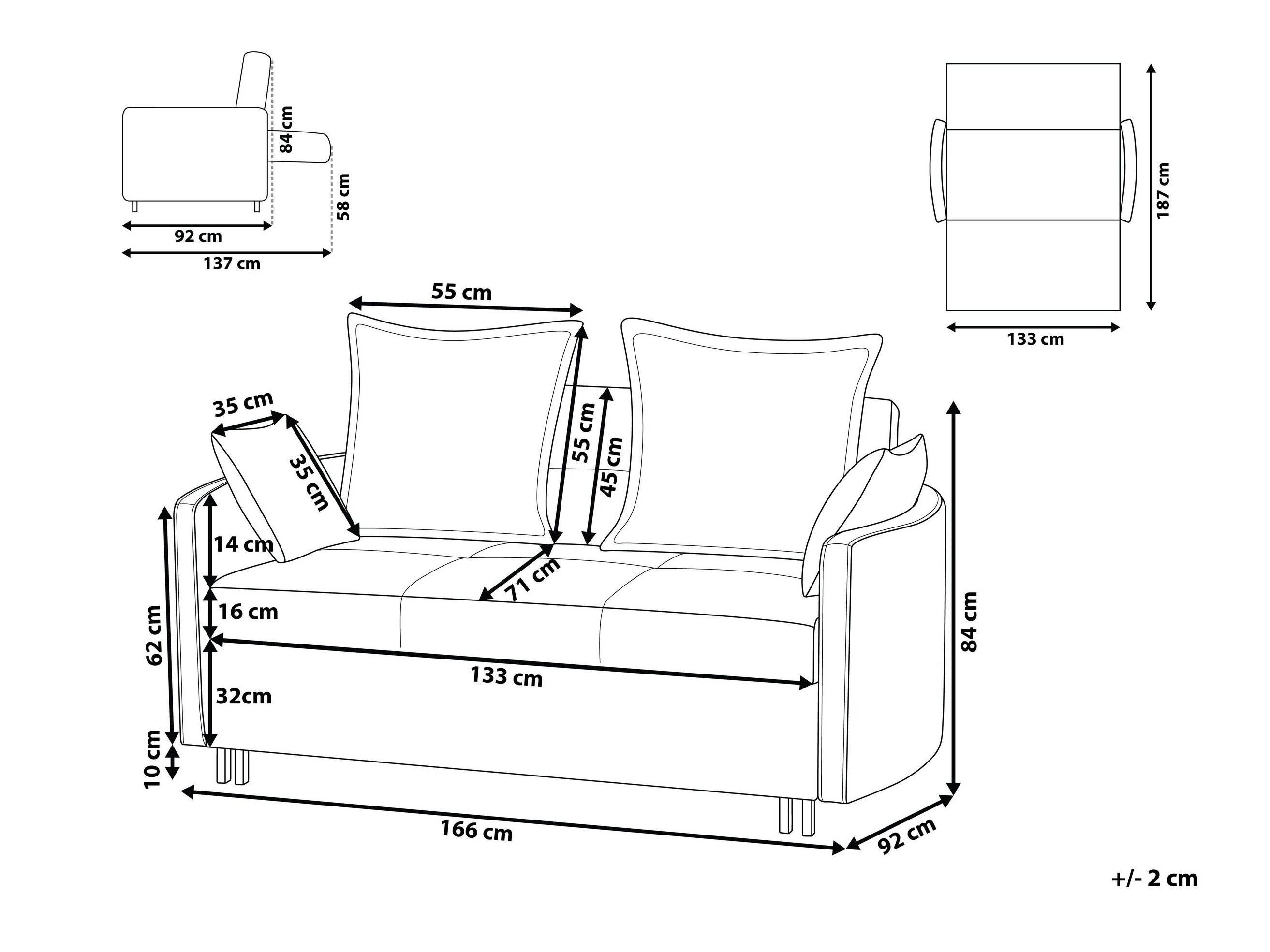 Диван-кровать Berwyn 425 (Зелёный)
