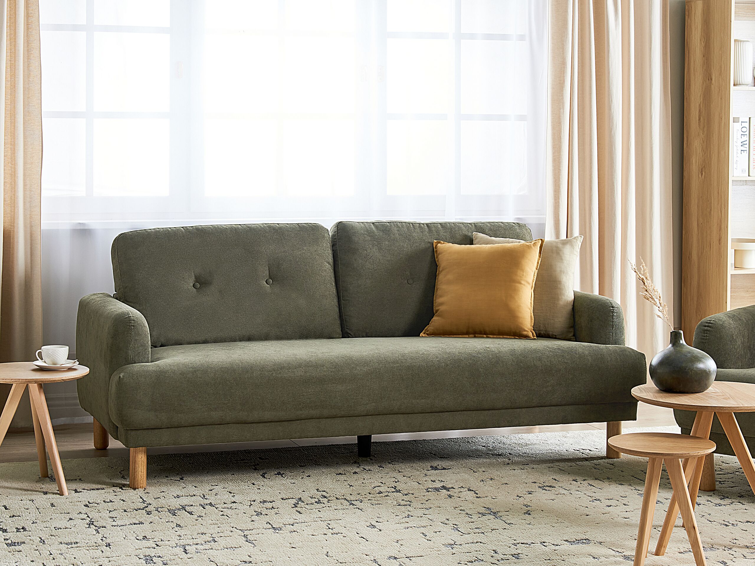 Dīvāns Berwyn 2587 (Tumši zaļš)