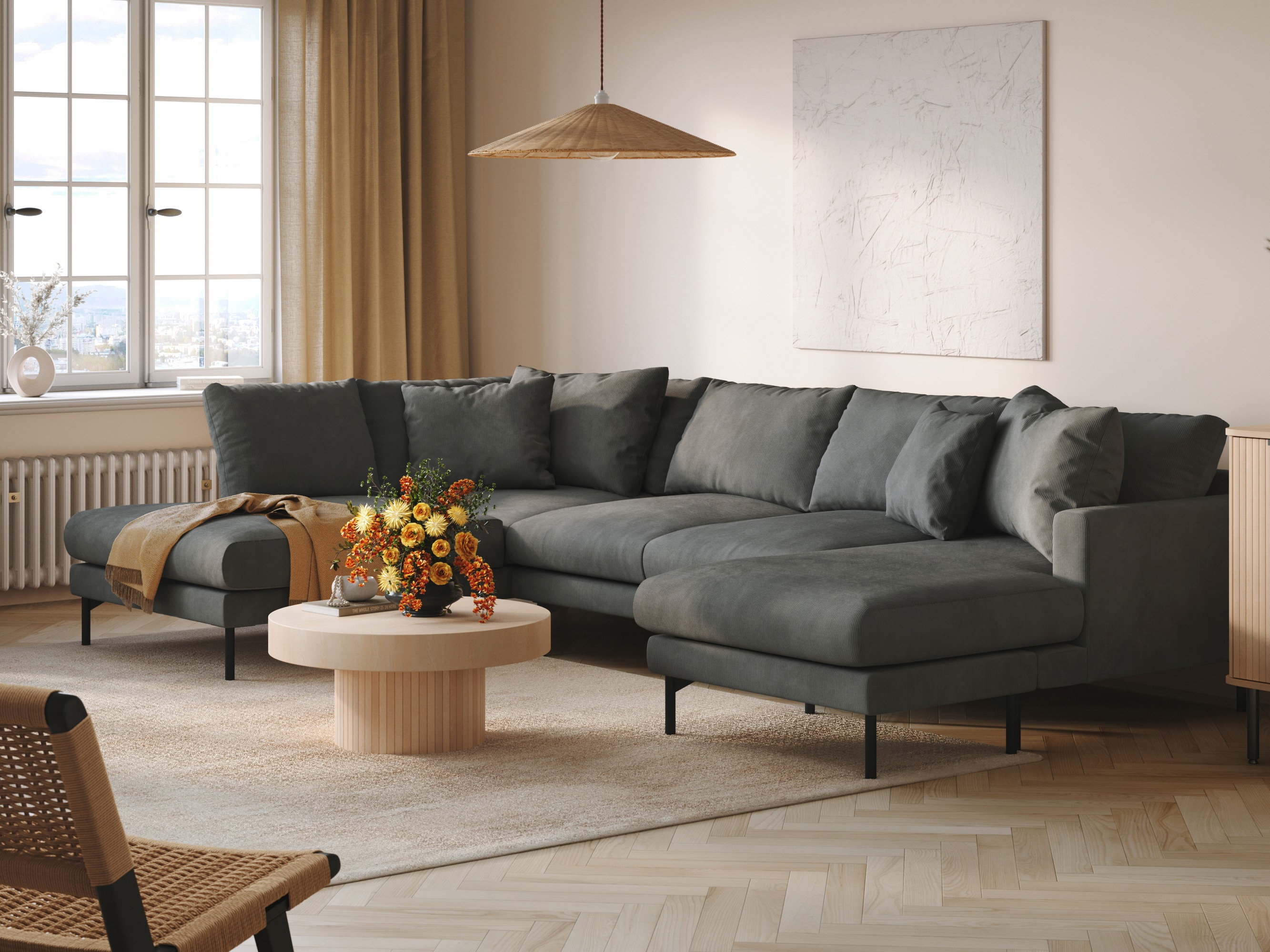 Stūra dīvāns Ophliva 113 (Fjord 15)