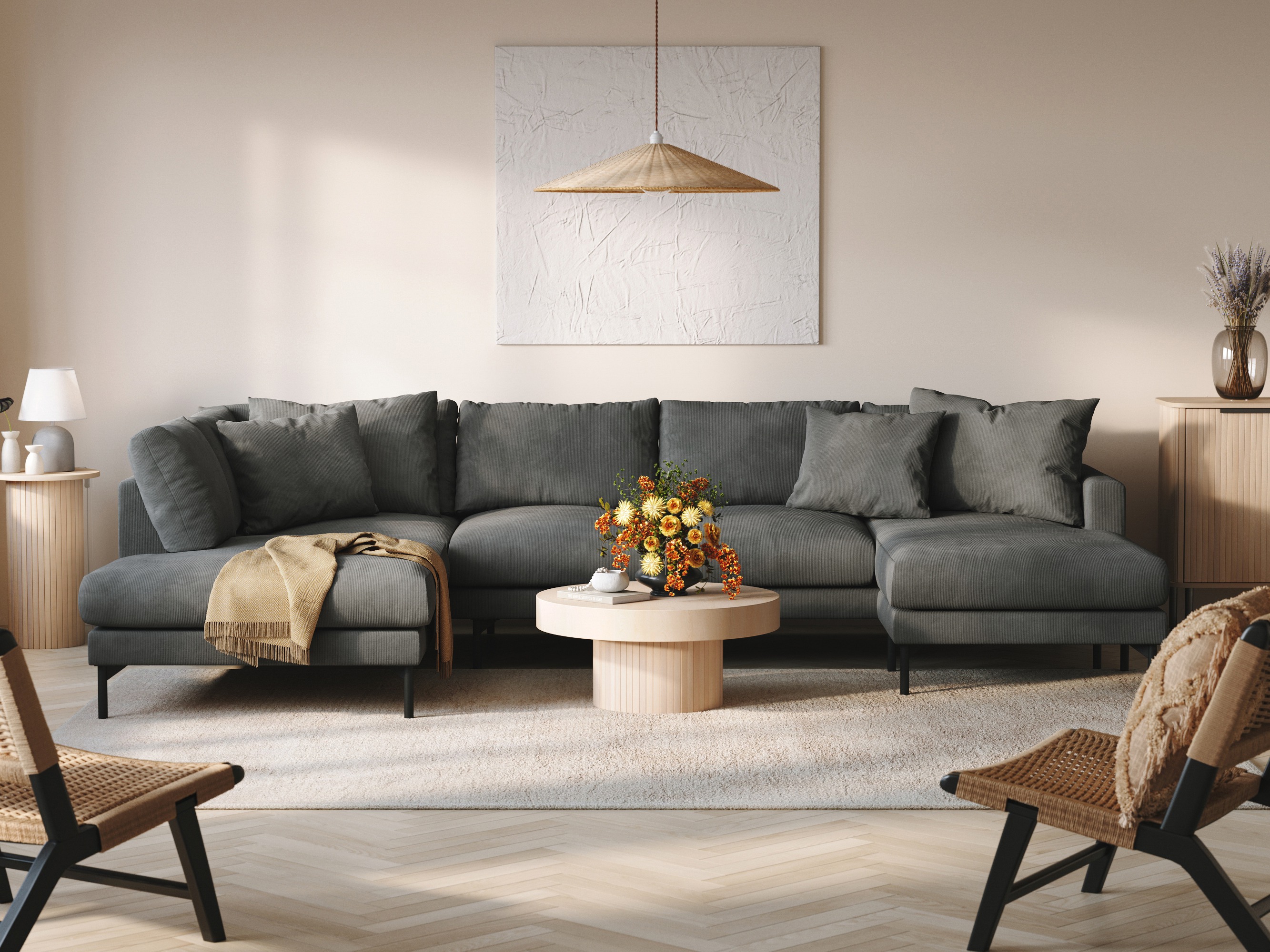 Stūra dīvāns Ophliva 113 (Fjord 15)