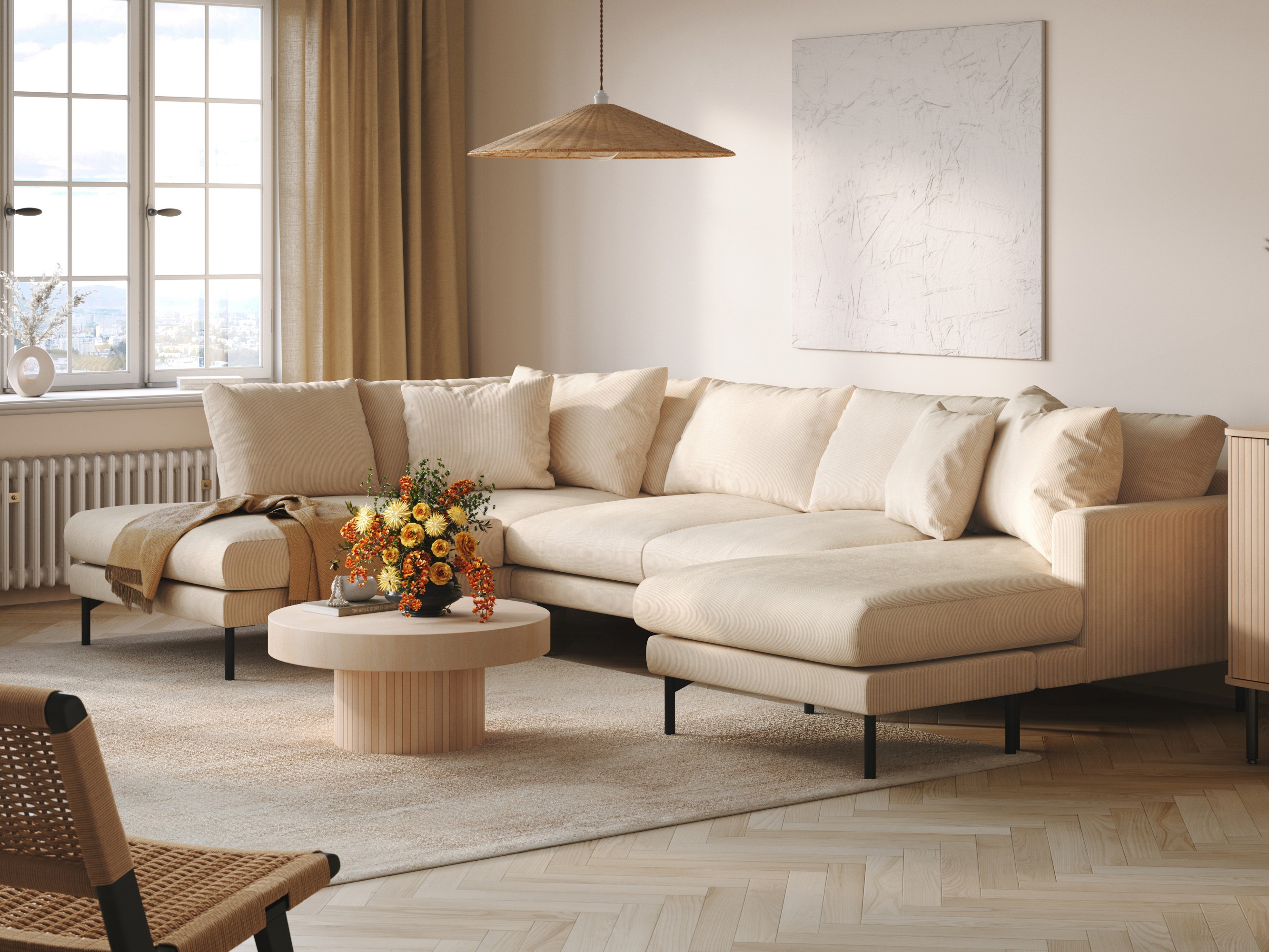 Stūra dīvāns Ophliva 113 (Fjord 23)