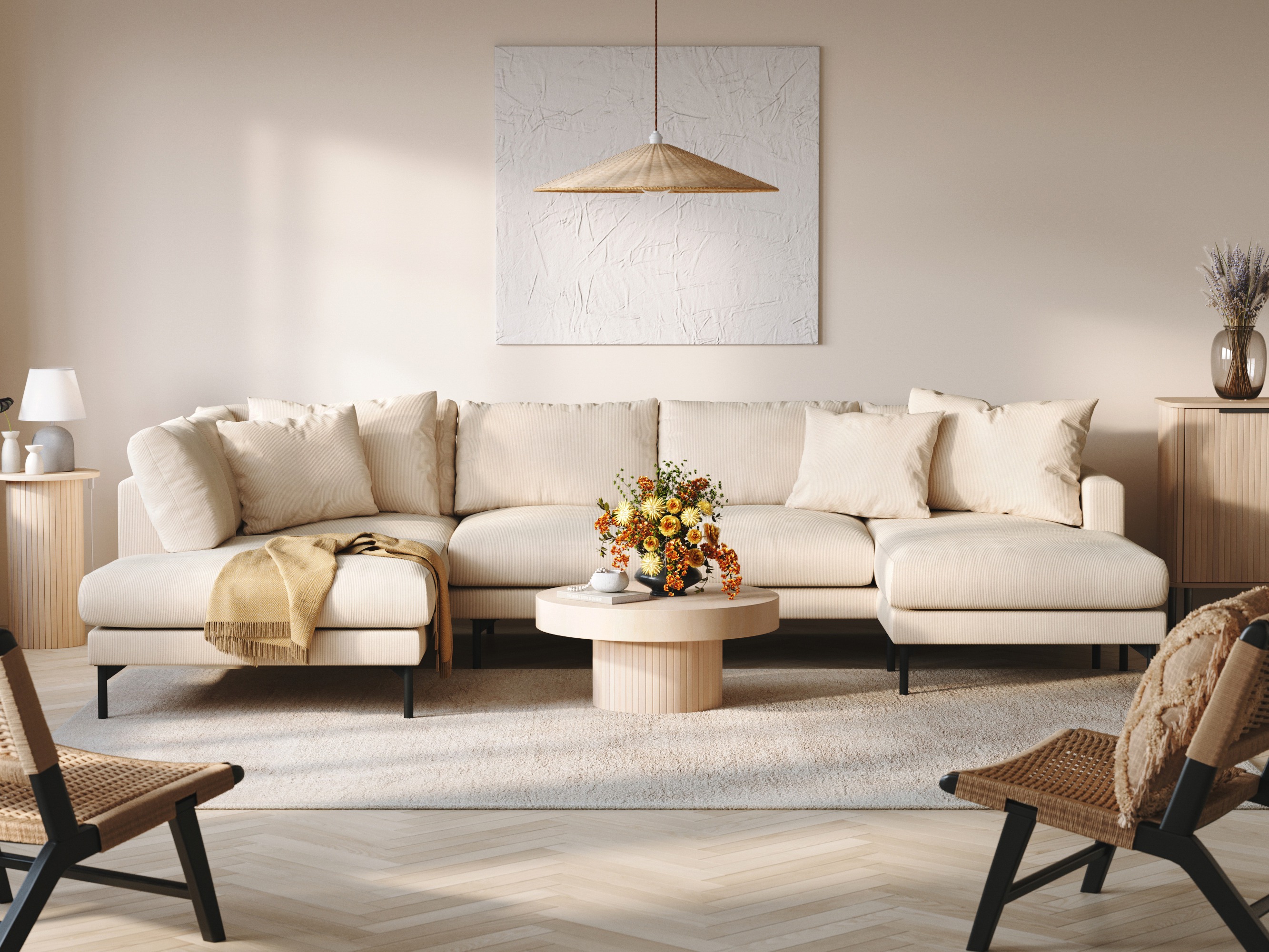 Stūra dīvāns Ophliva 113 (Fjord 23)