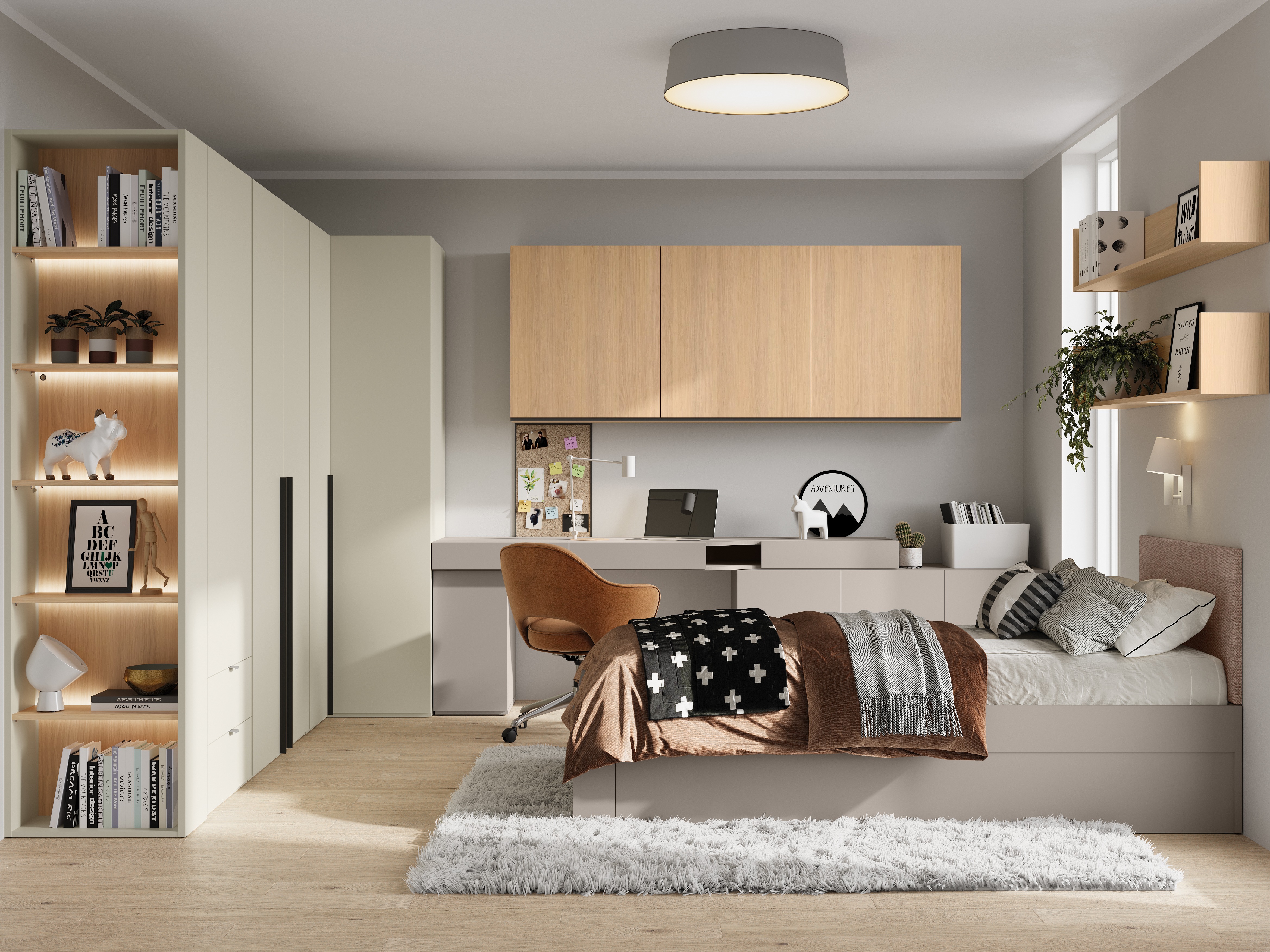 Stūra skapis Evareve 100