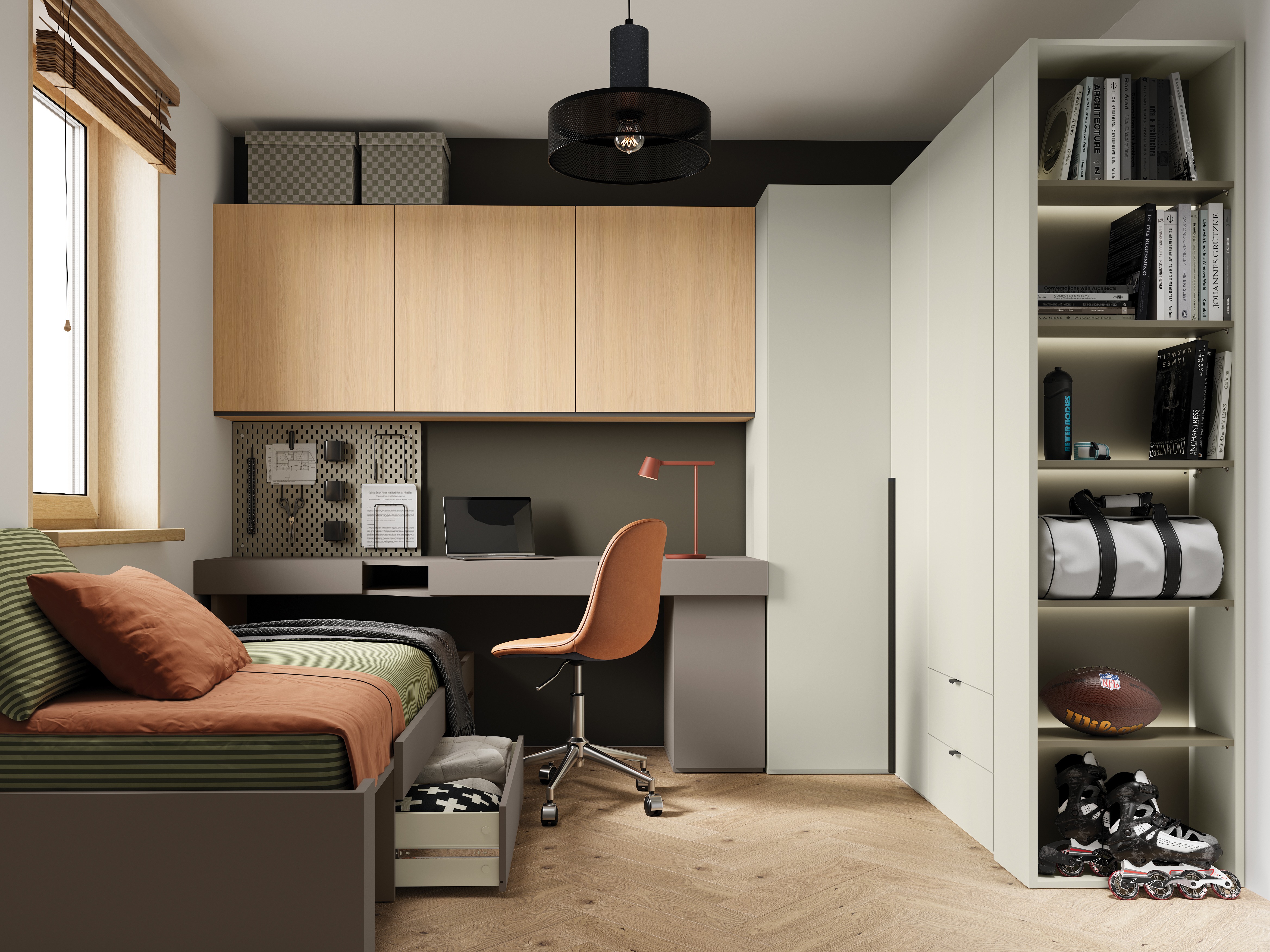 Stūra skapis Evareve 100