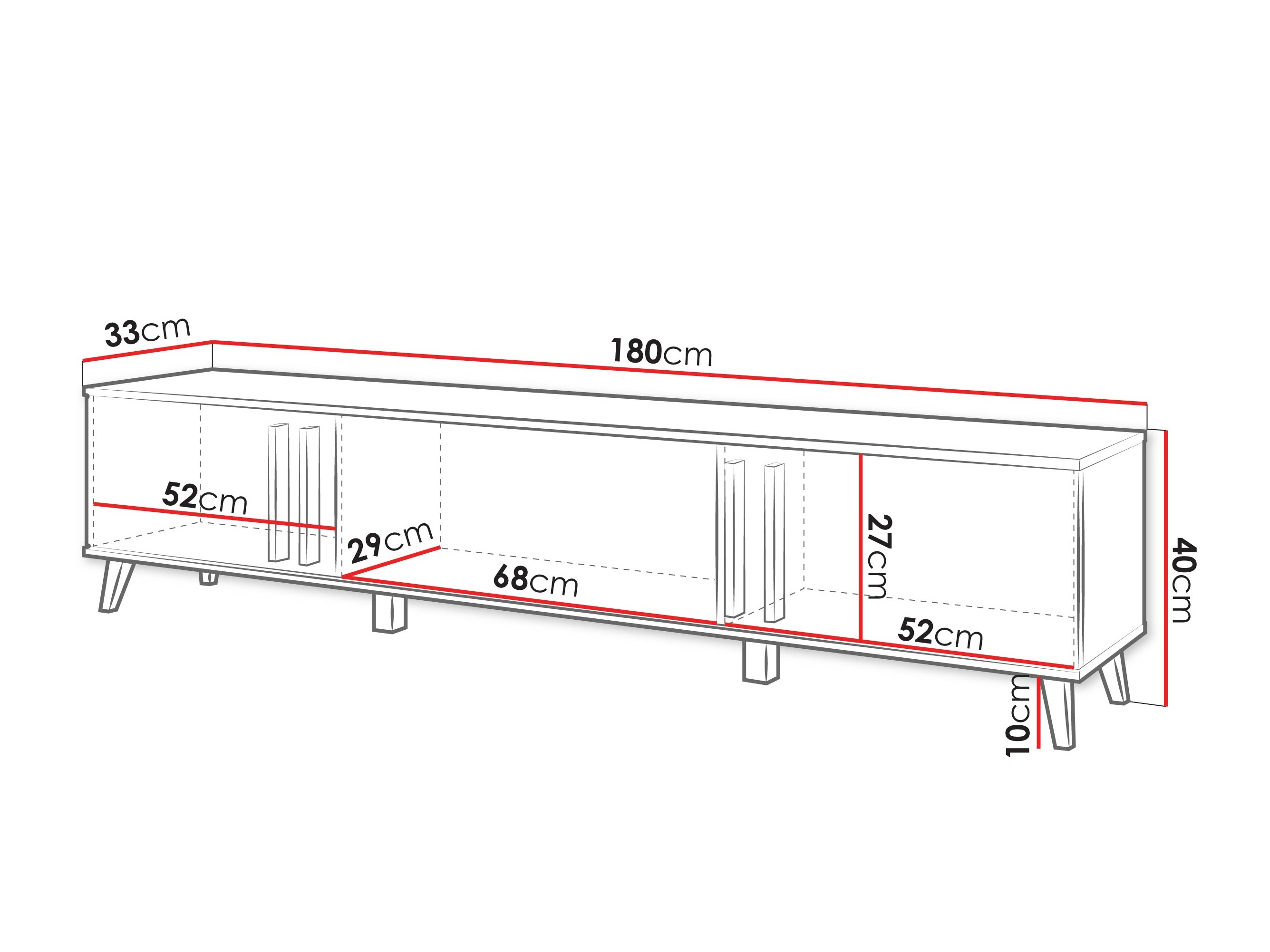 TV galds Temora 101 (Kašmirs)