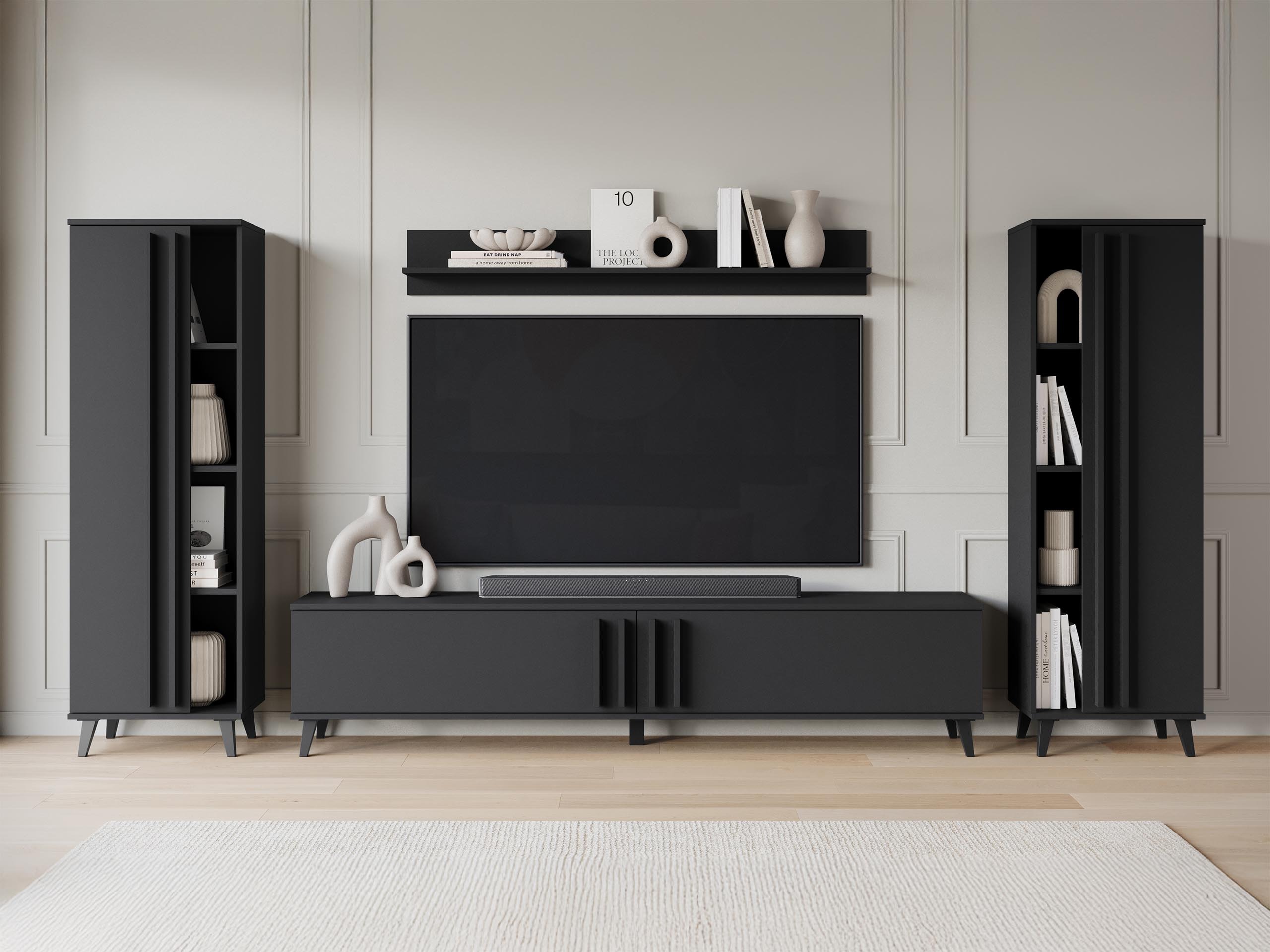 Viesistabas komplekts Temora 102 (Grafīts)