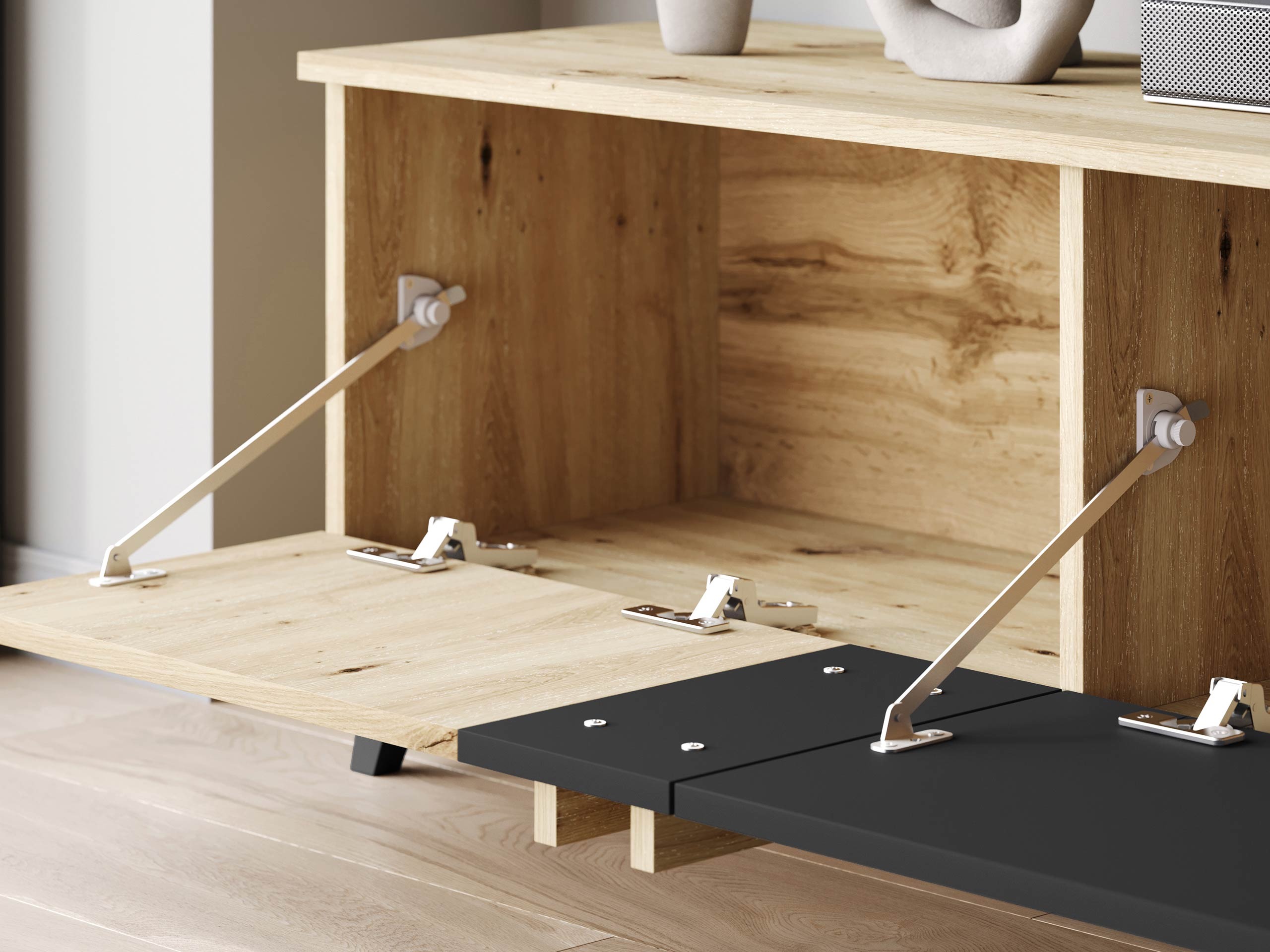 Набор для гостиной Temora 103 (Artisan дуб + Графит)