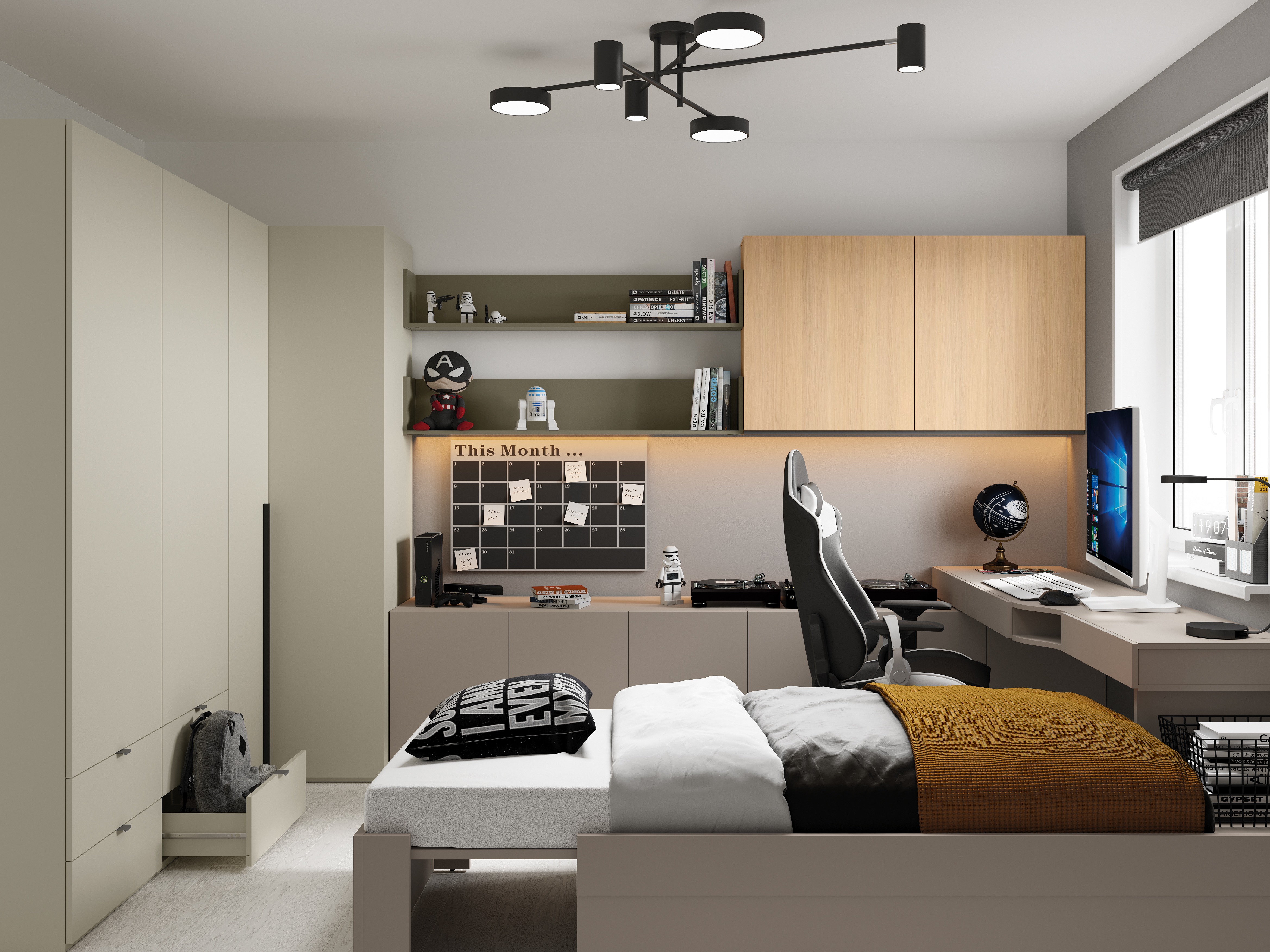 Настенная полка Evareve 109 (Зелёный)