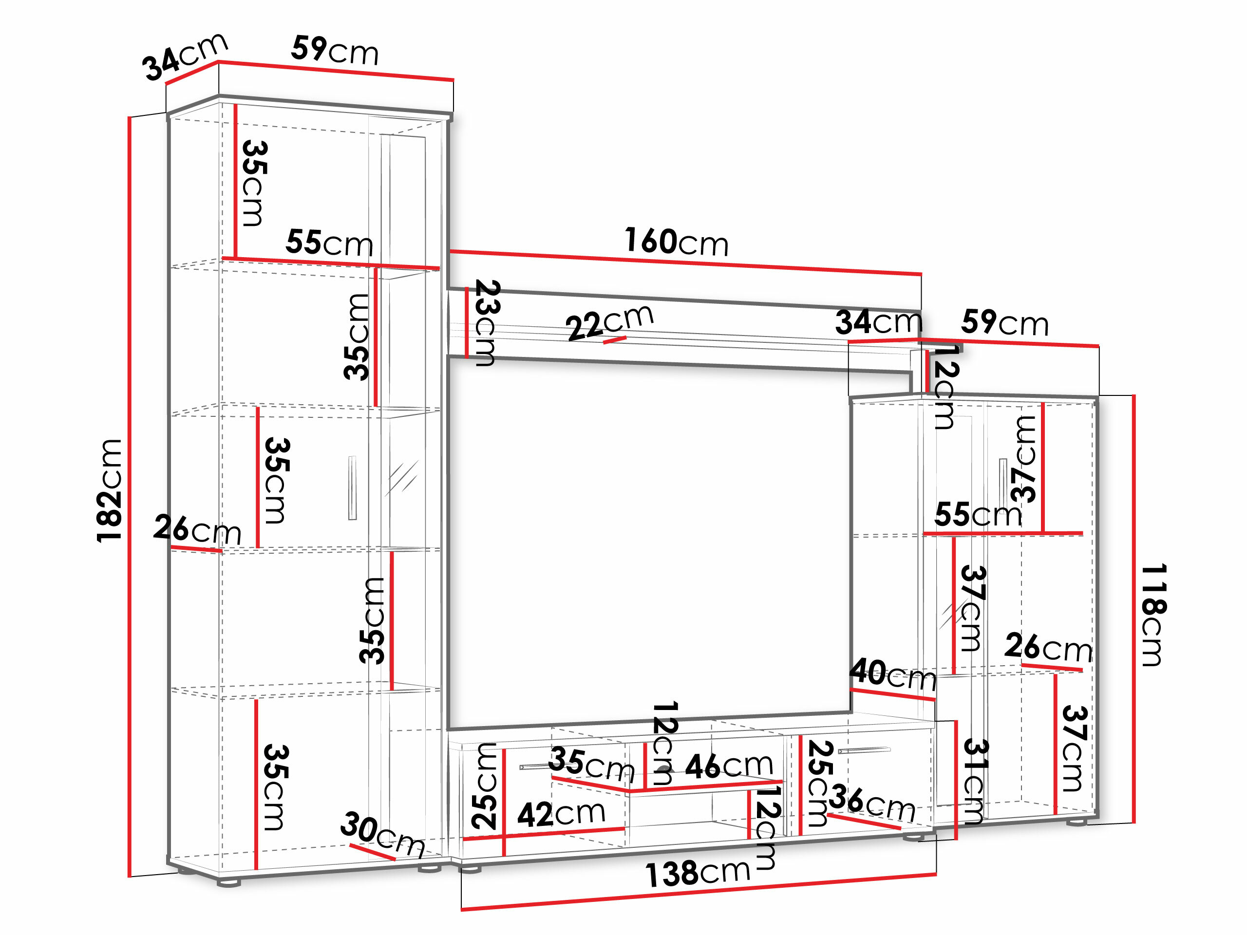 Viesistabas komplekts Bristol 202 (Artisan ozols)