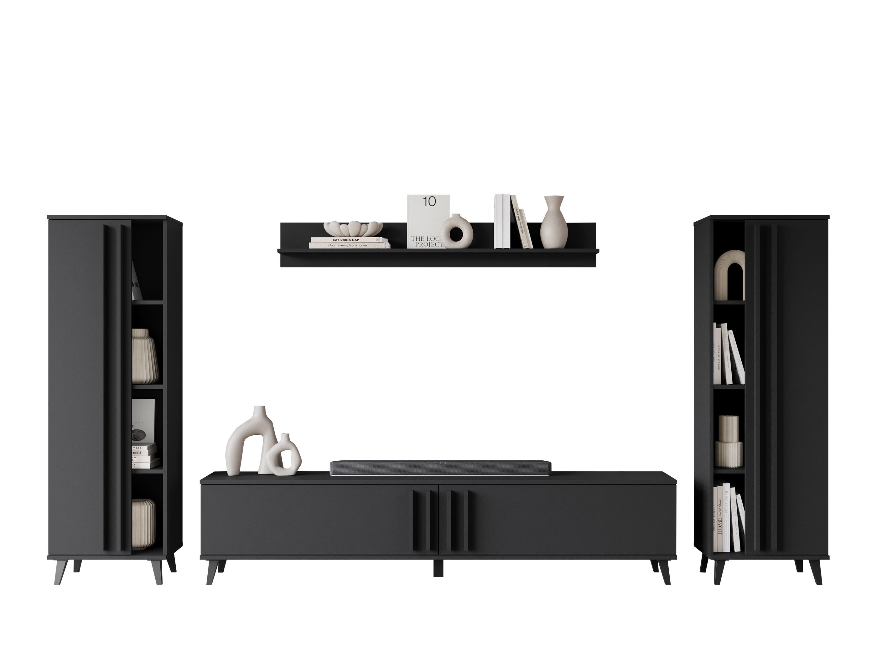 Viesistabas komplekts Temora 102 (Grafīts)