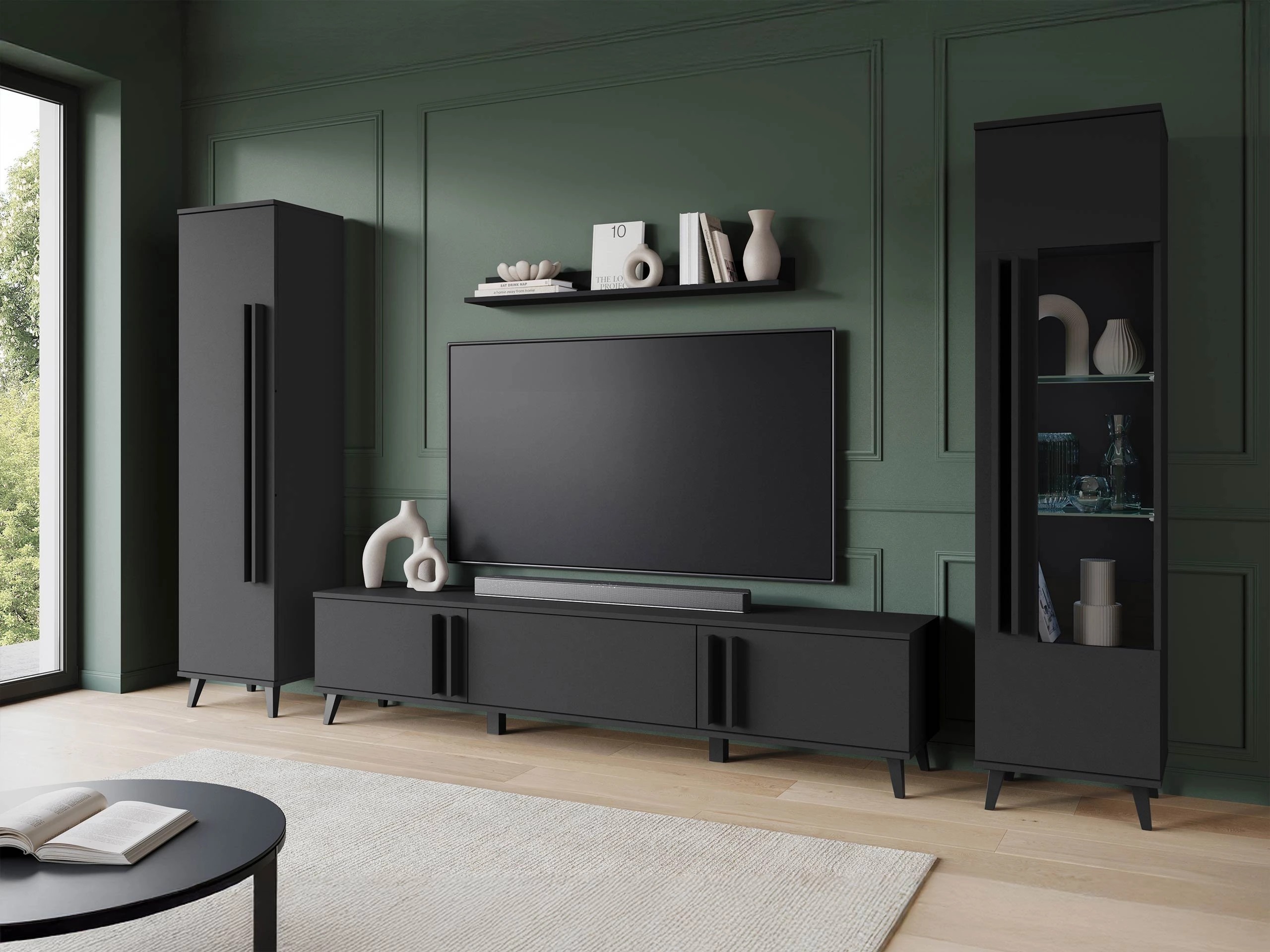 Viesistabas komplekts Temora 103 (Grafīts)