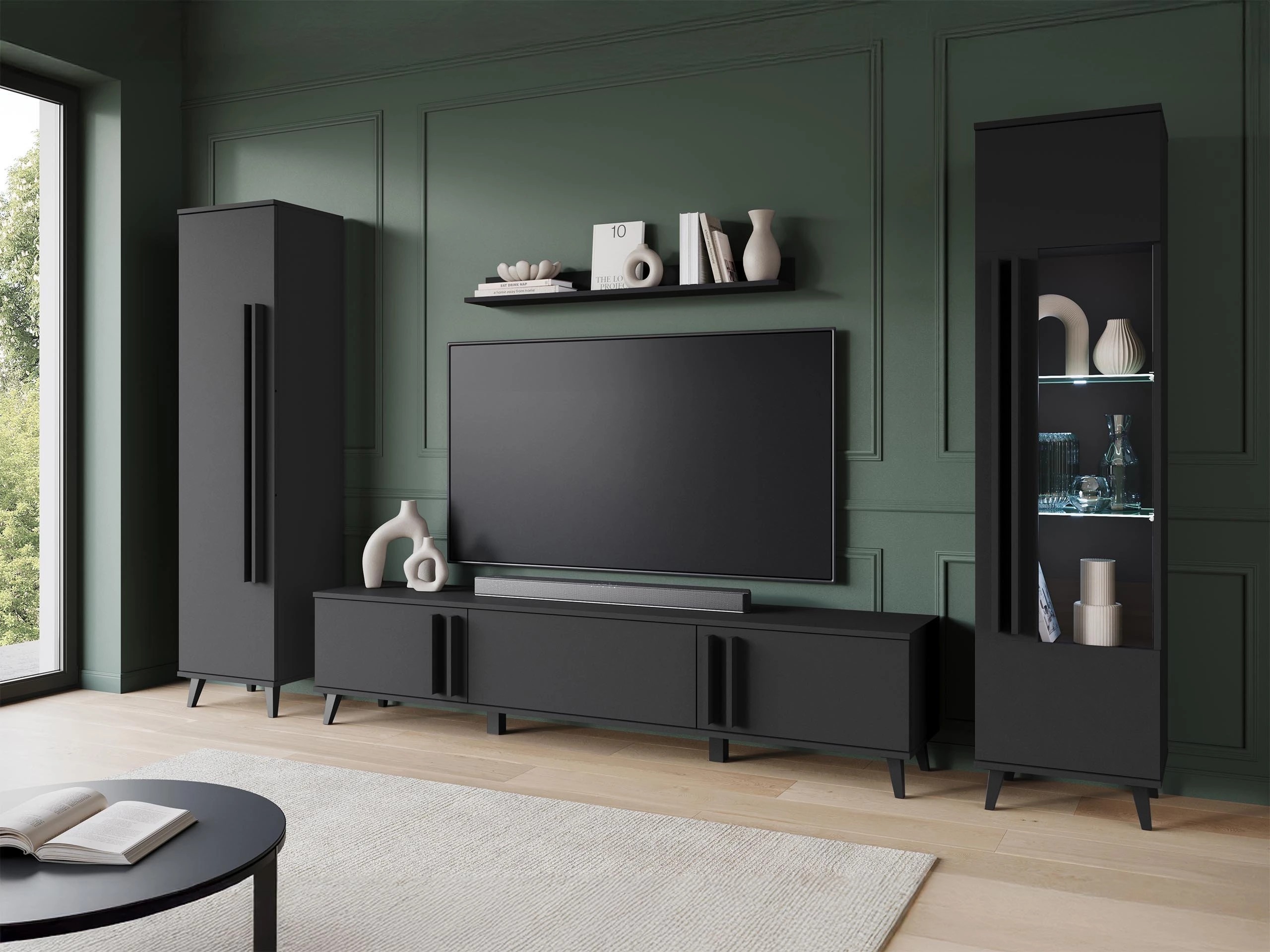 Viesistabas komplekts Temora 103 (Grafīts)