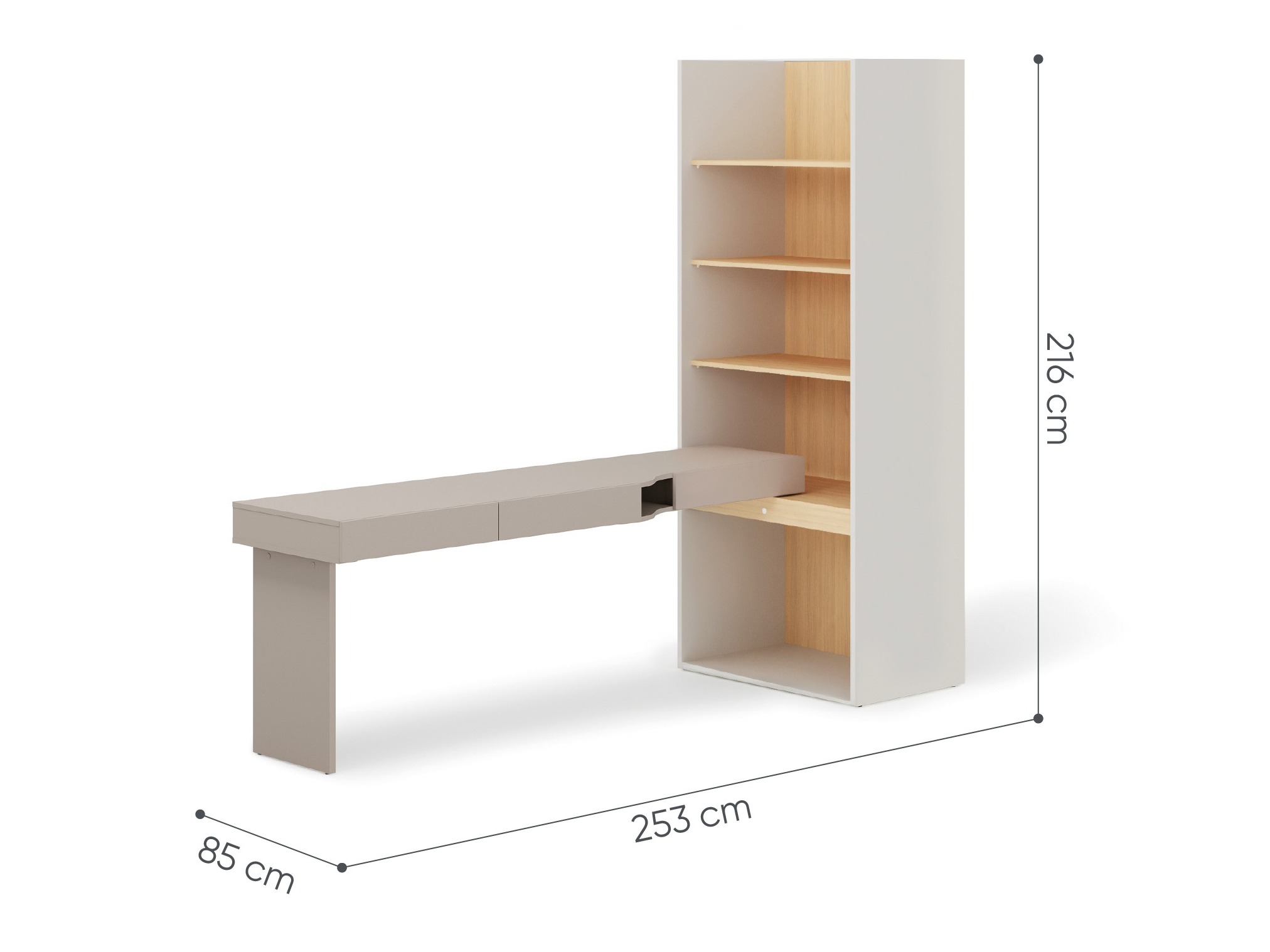 Mājas biroja komplekts Evareve 120 (Kreisais)