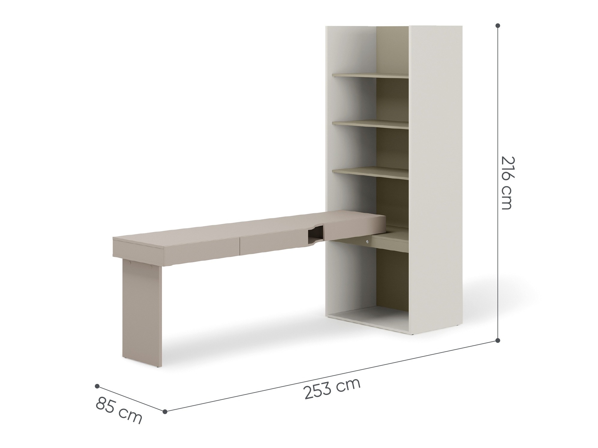 Mājas biroja komplekts Evareve 120 (Kreisais)