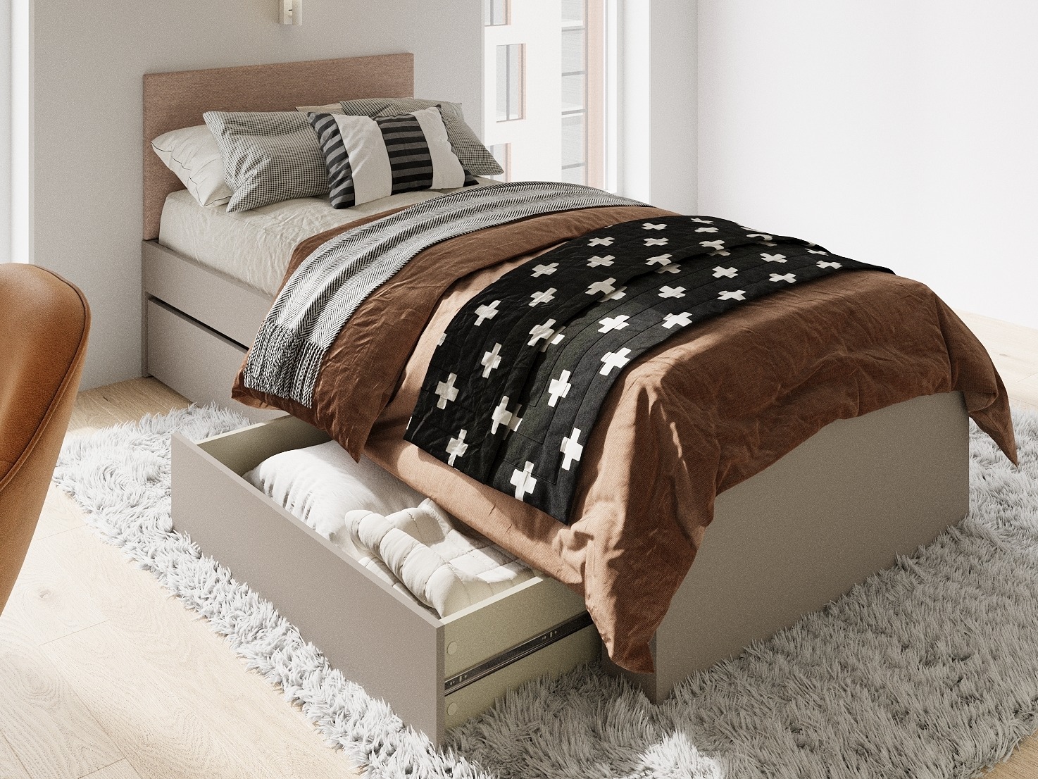 Mīksts sienas panelis Evareve 121