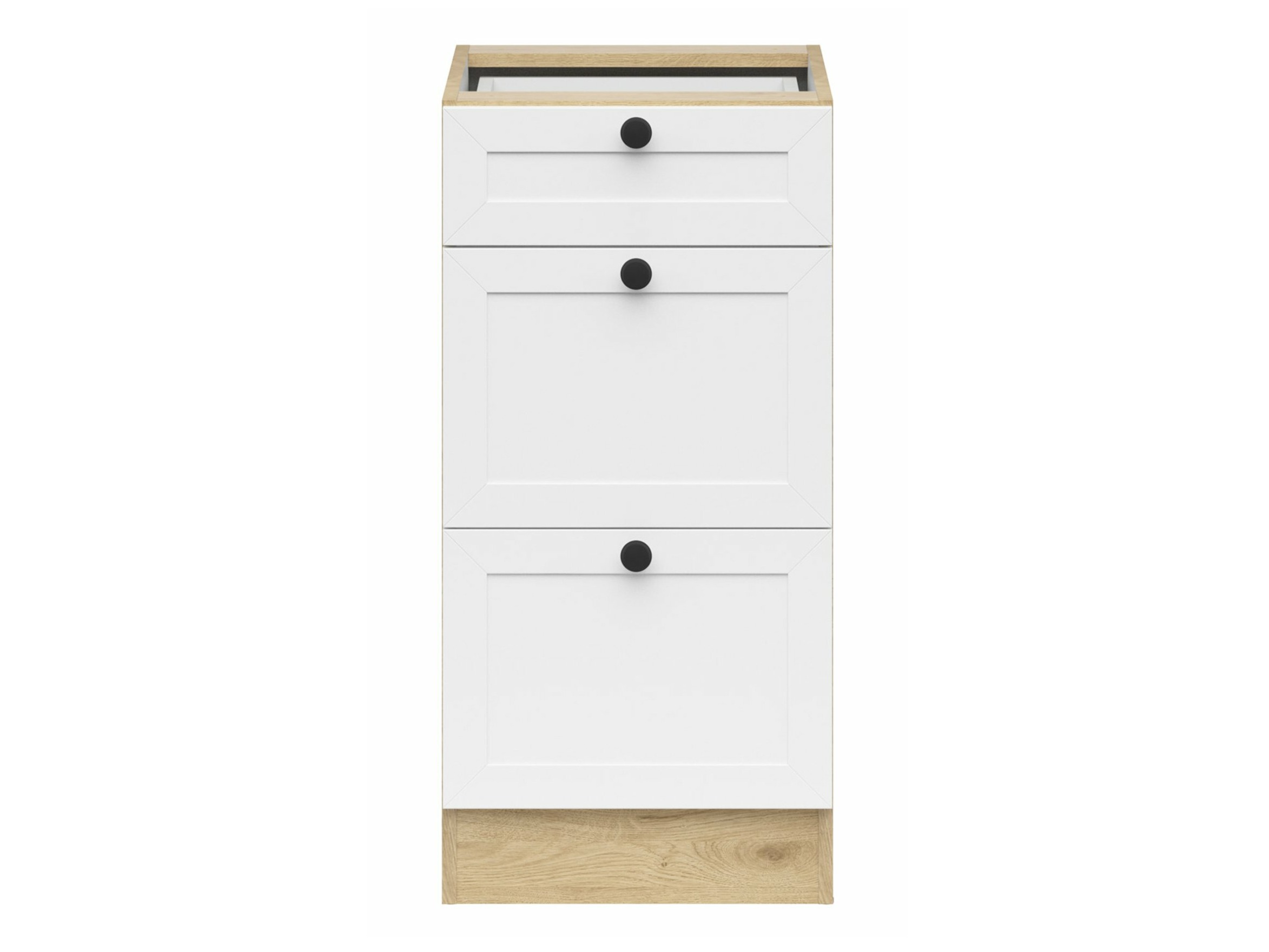 Moduļu skapis ar atvilktnēm Classic White Oak 102