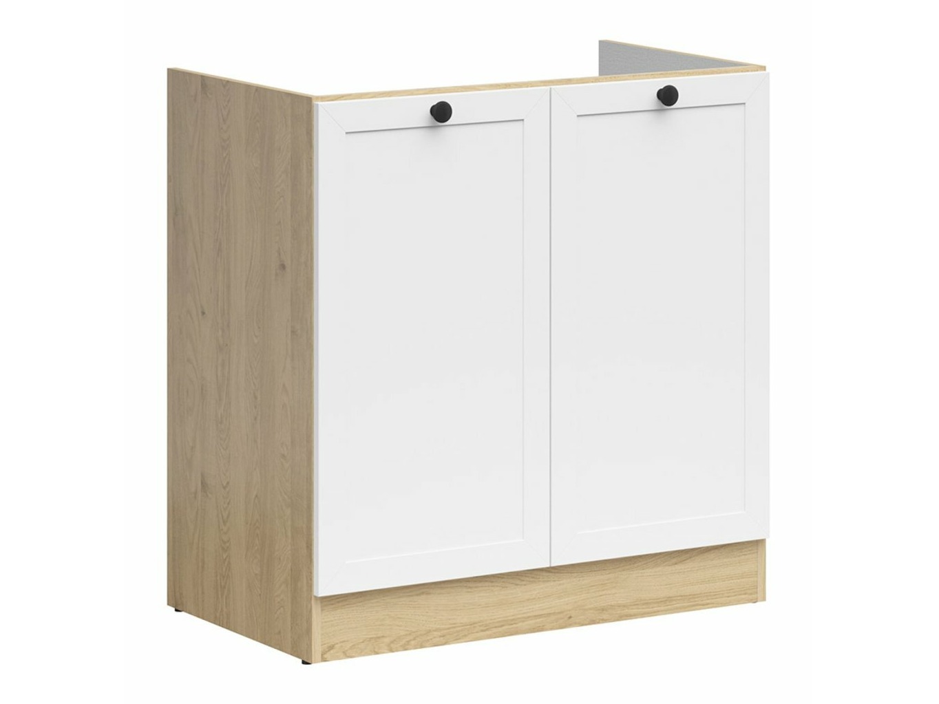 Moduļu skapis izlietnei ar durvīm Classic White Oak 110