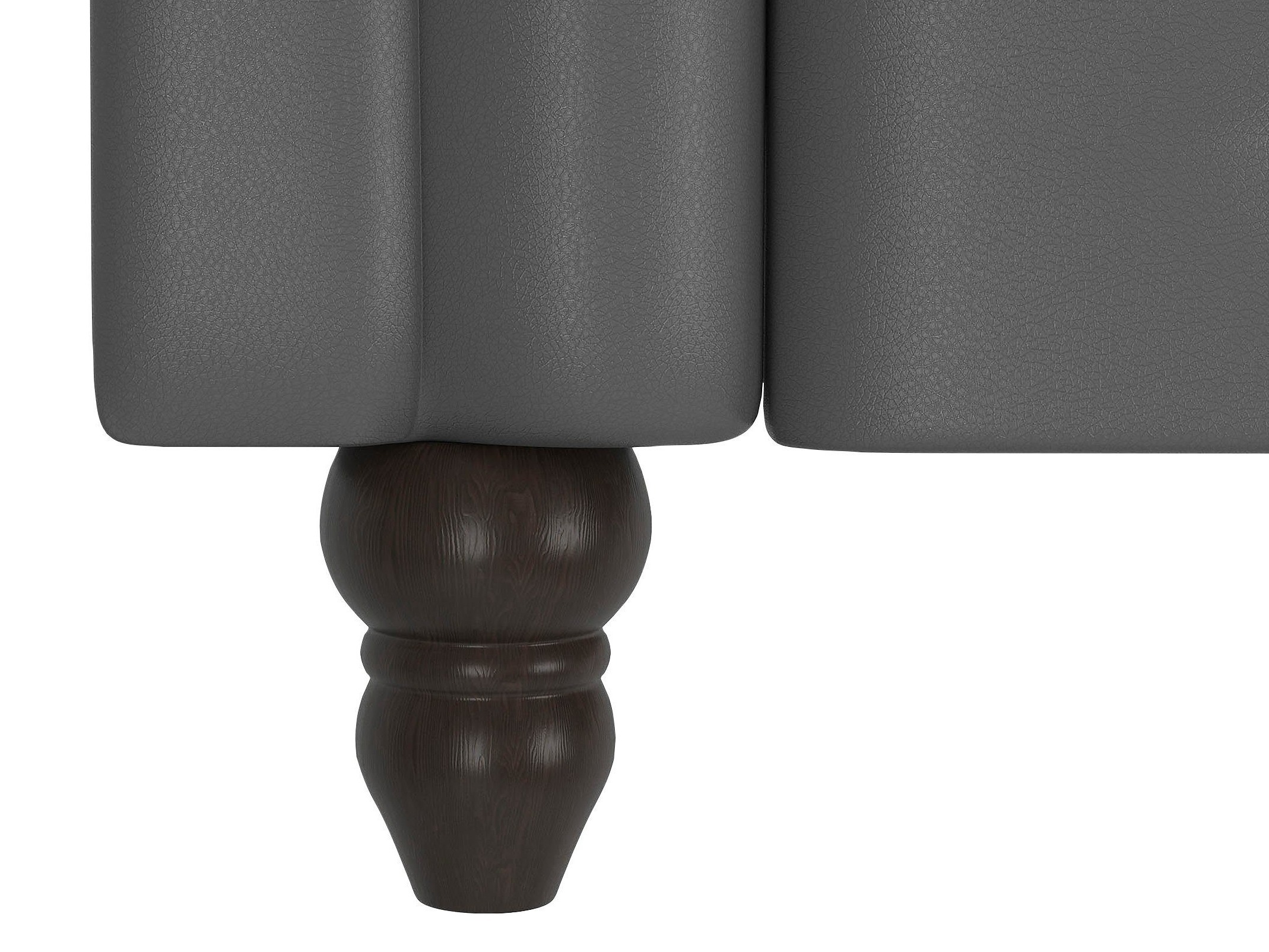 Chesterfield dīvāns Tulsa 217 (Tumši pelēks)