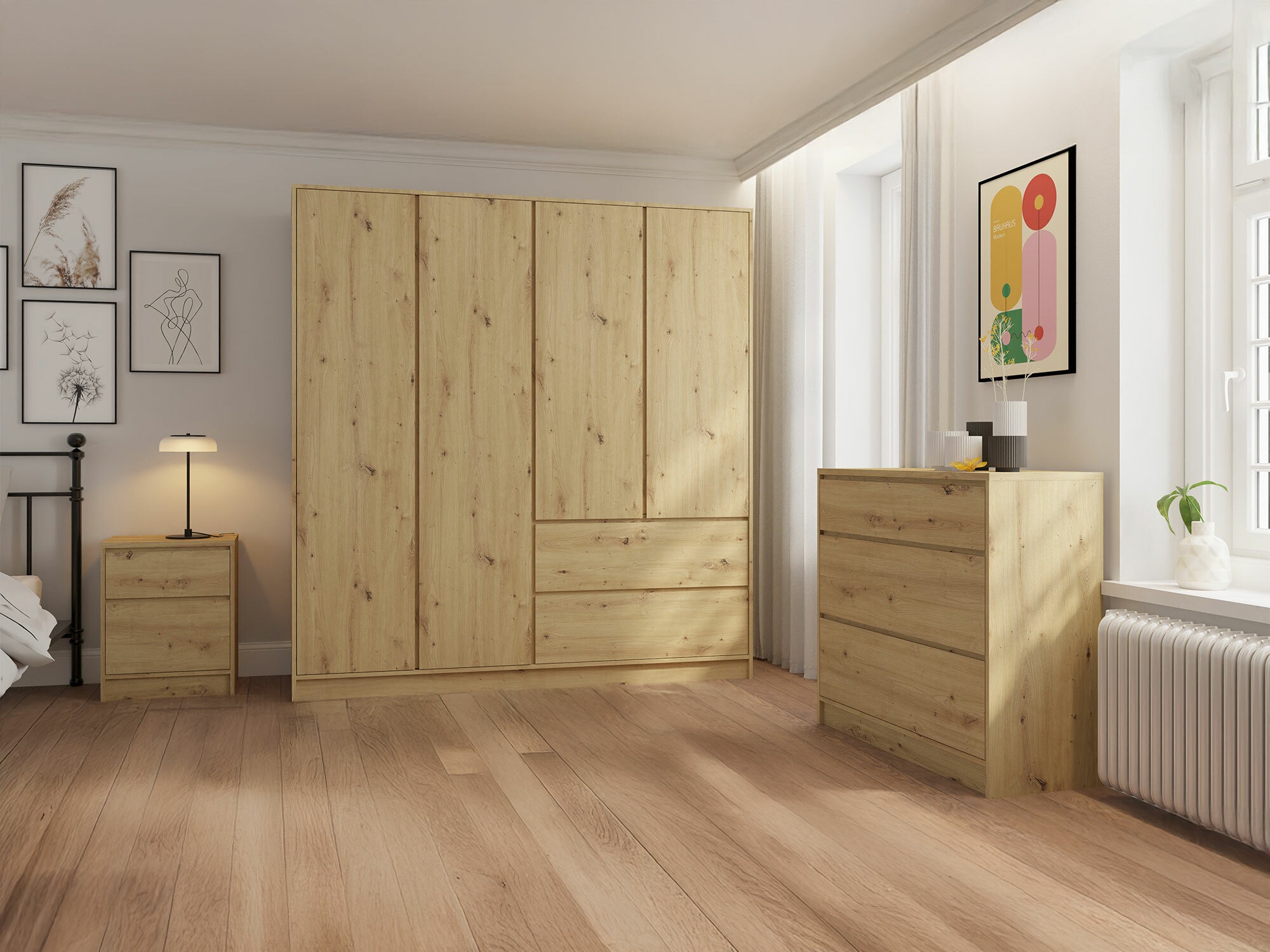 Kumode Mervese 102 (Artisan ozols)