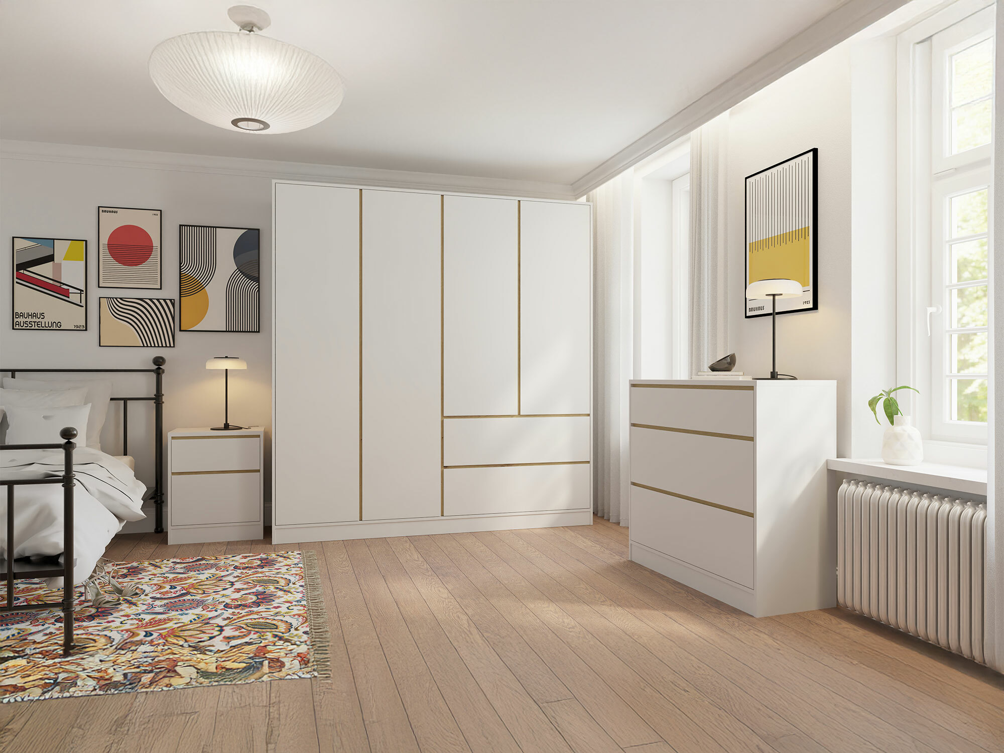 Шкаф Mervese 104 (Белый)