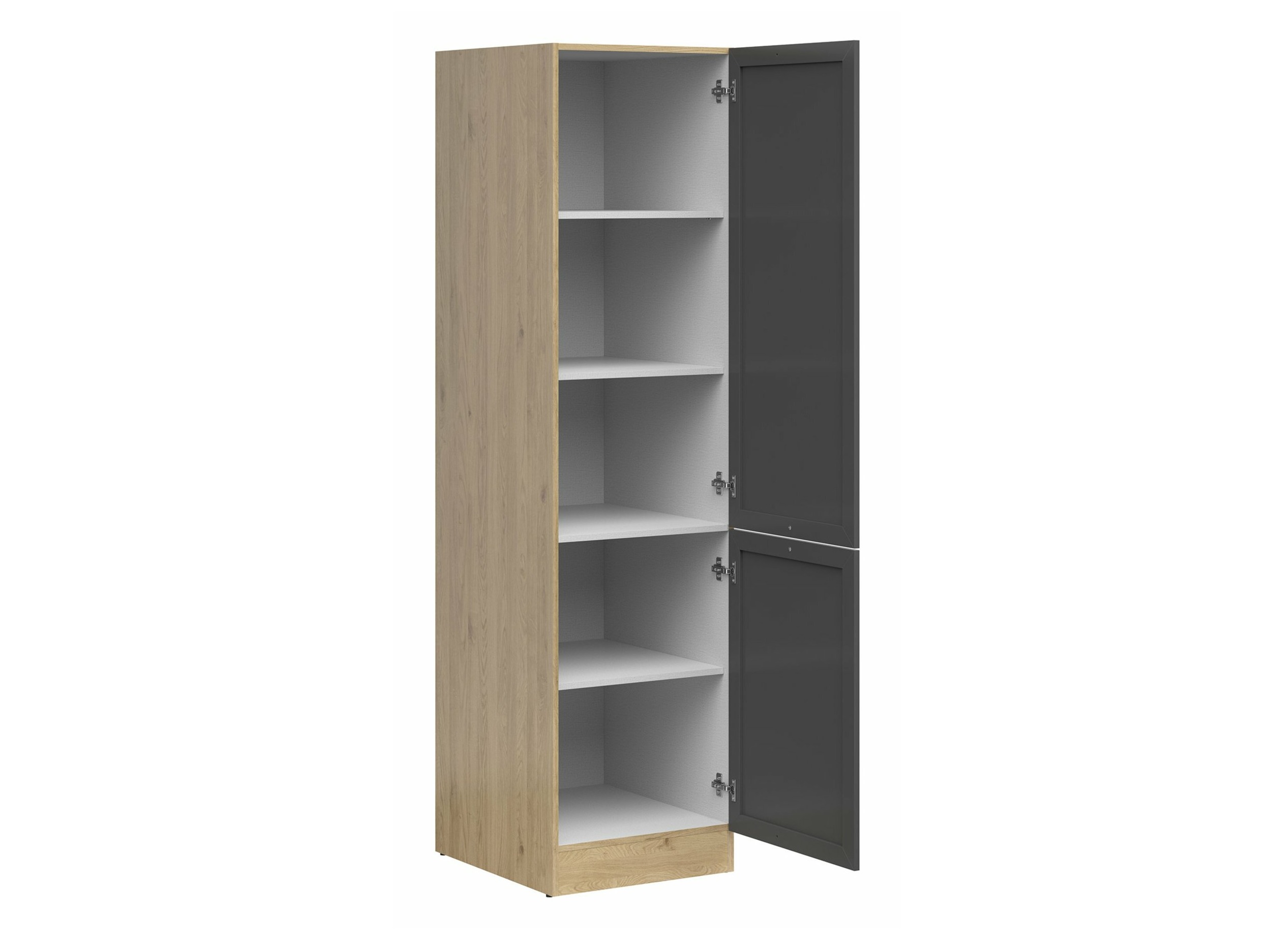 Moduļu skapis ar durvīm Classic Grey Oak 114