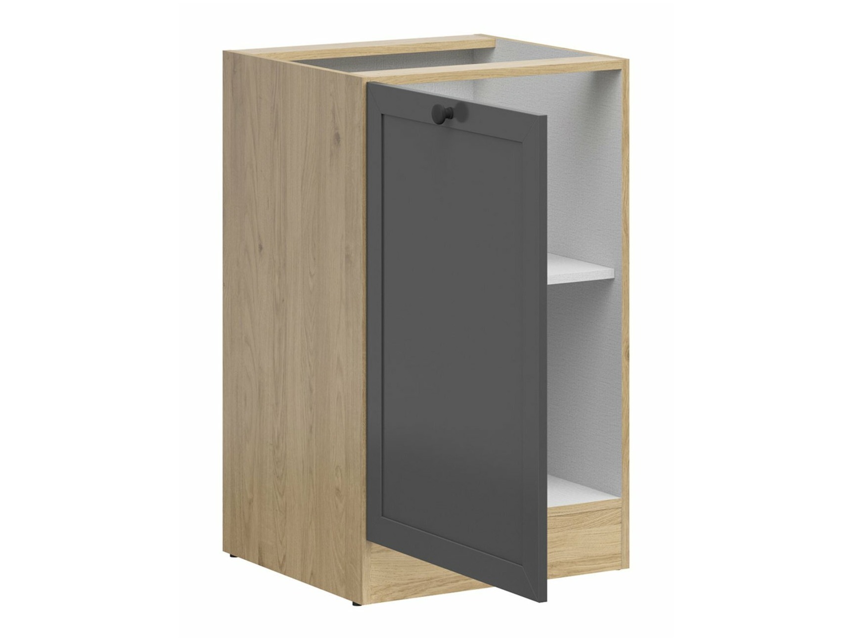 Moduļu skapis ar durvīm Classic Grey Oak 116