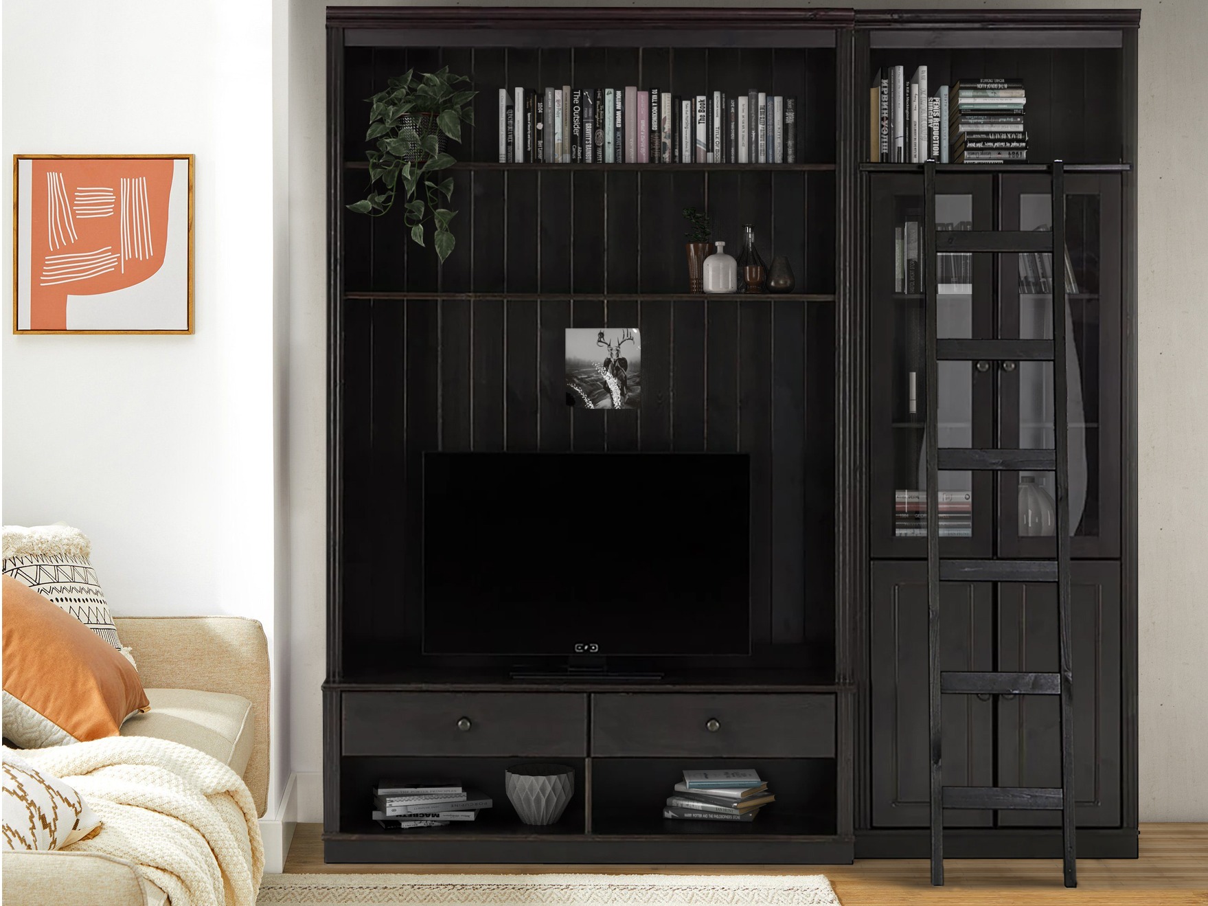 Viesistabas komplekts Saltoro 125 (Tumši brūns)