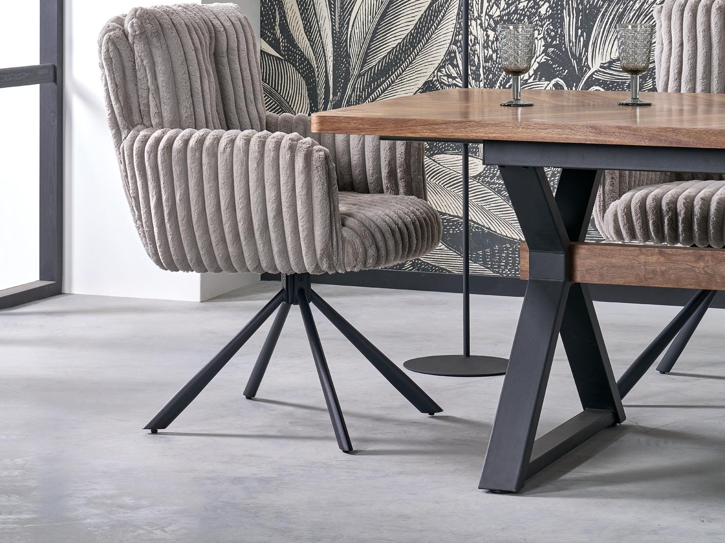 Стул Houston 2015 (Серый + Чёрный)