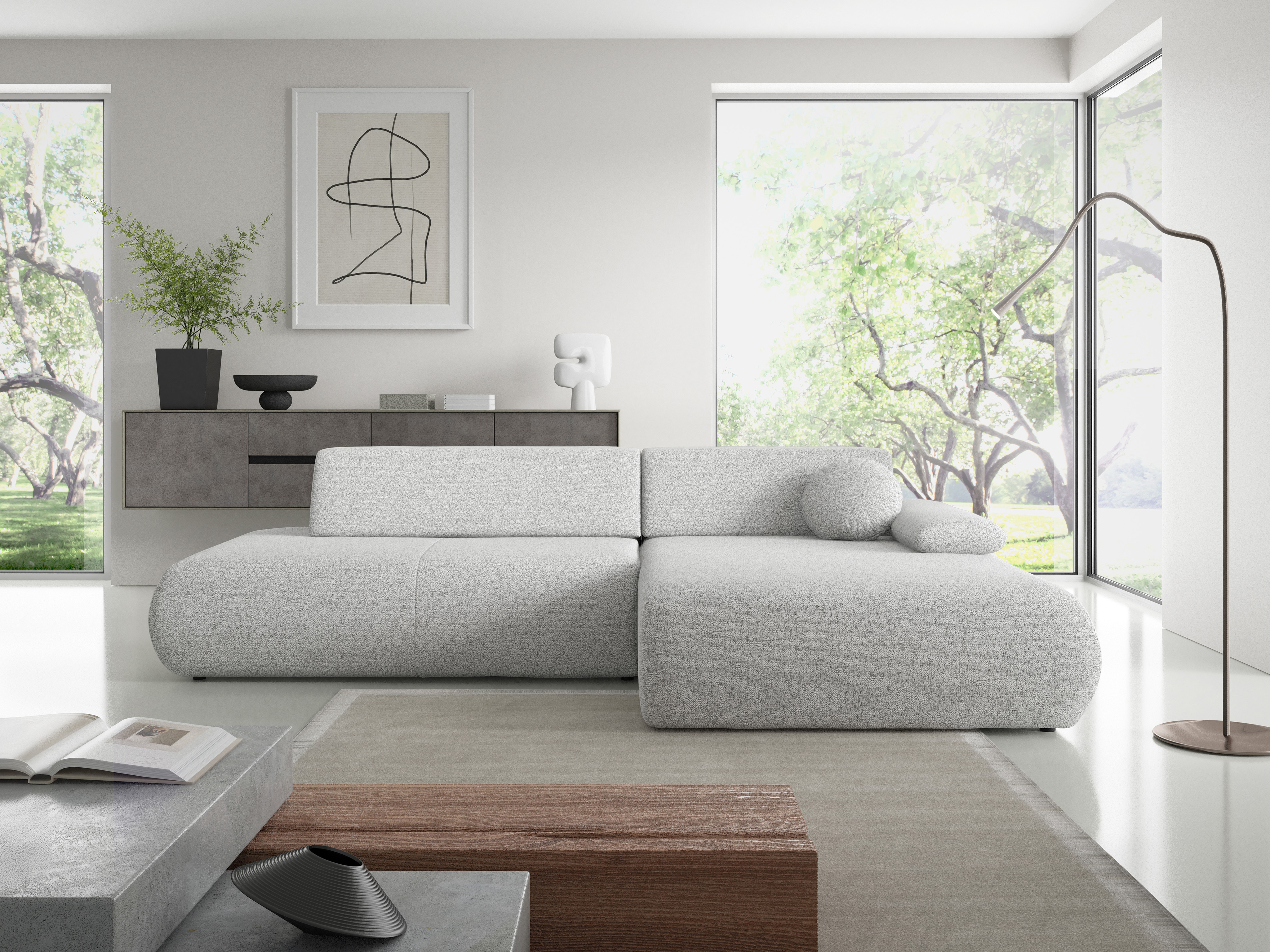 Stūra dīvāns Kingston 183 (Puente 80)