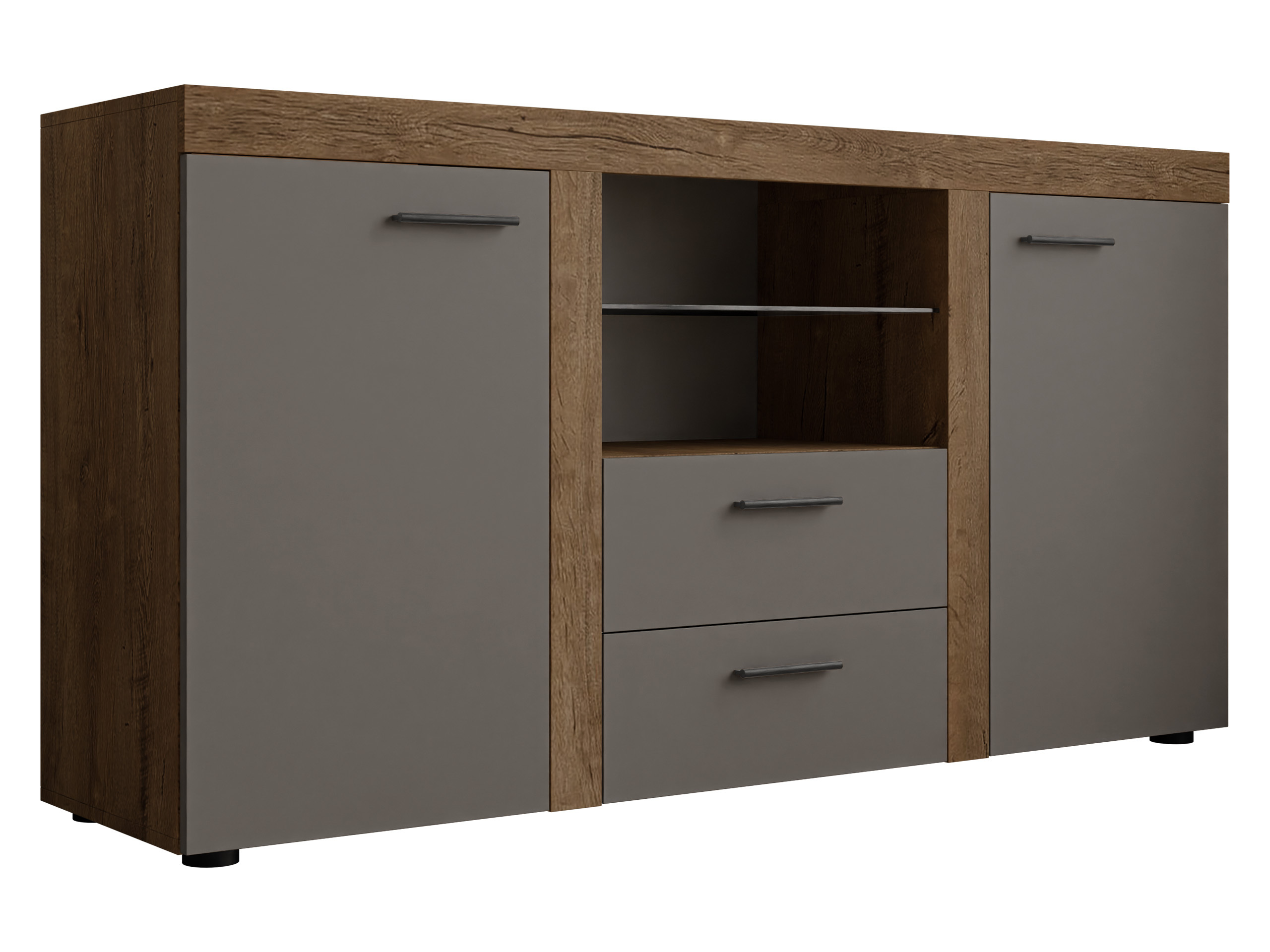 Kumode Tucson 104 (Lefkas ozols + Grafīts)