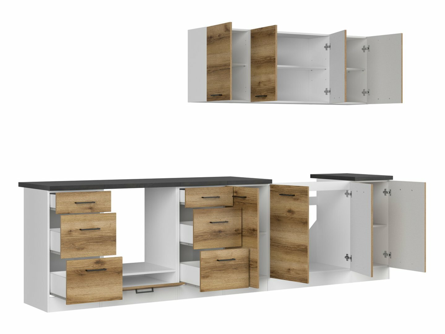 Moduļu virtuves komplekts Dela 116