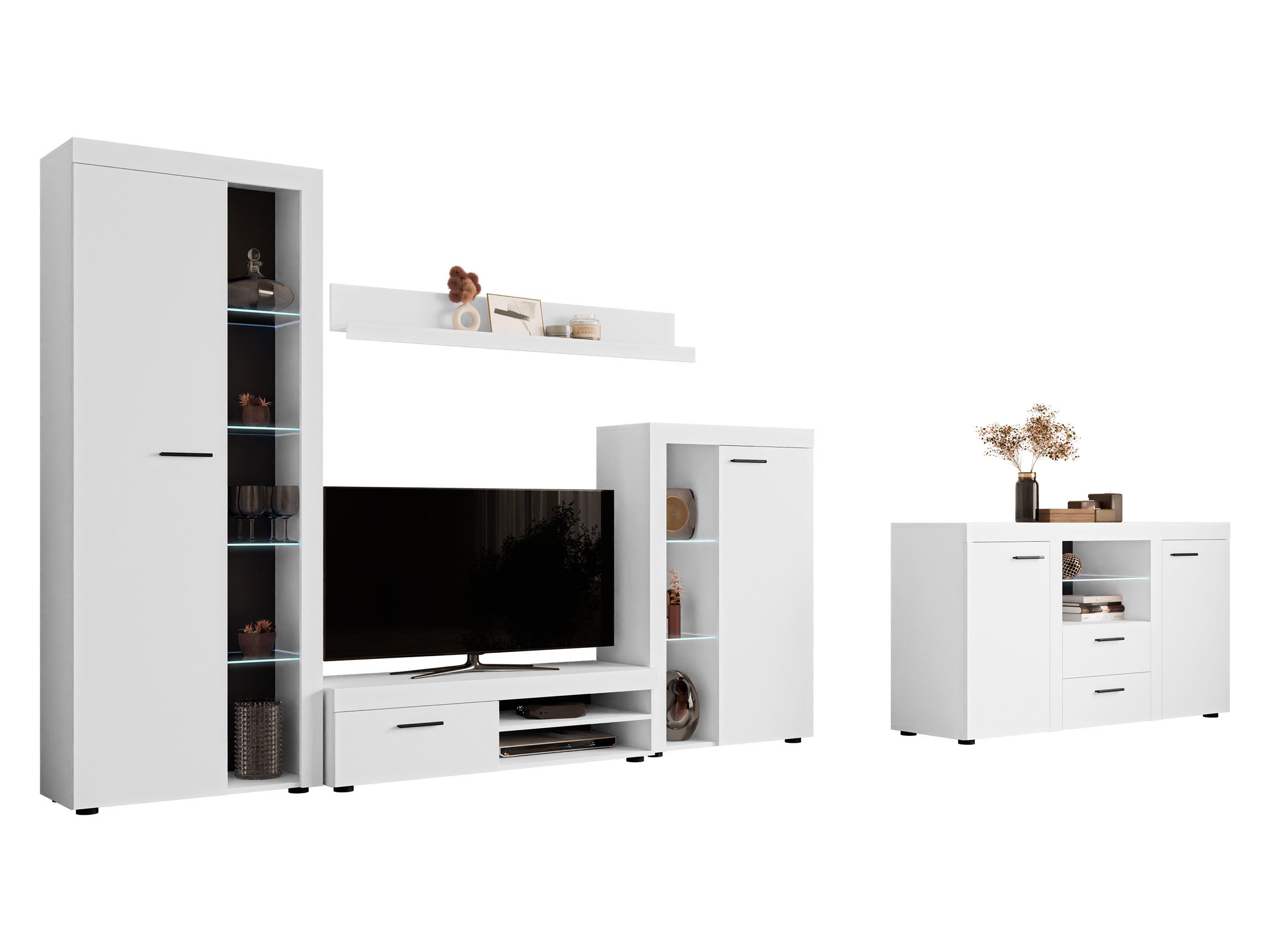 Viesistabas komplekts Tucson 106 (Balts)