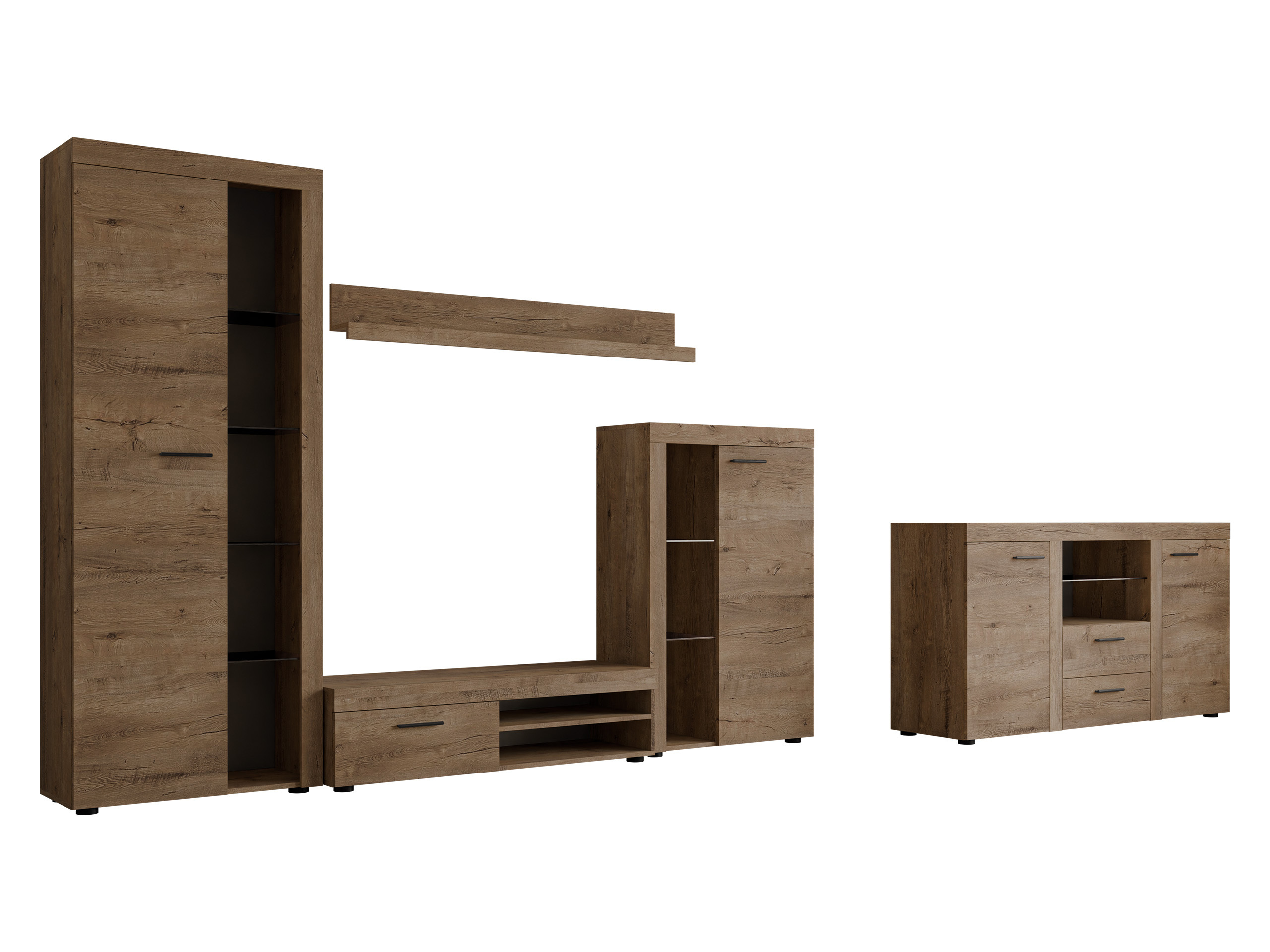 Viesistabas komplekts Tucson 106 (Lefkas ozols)