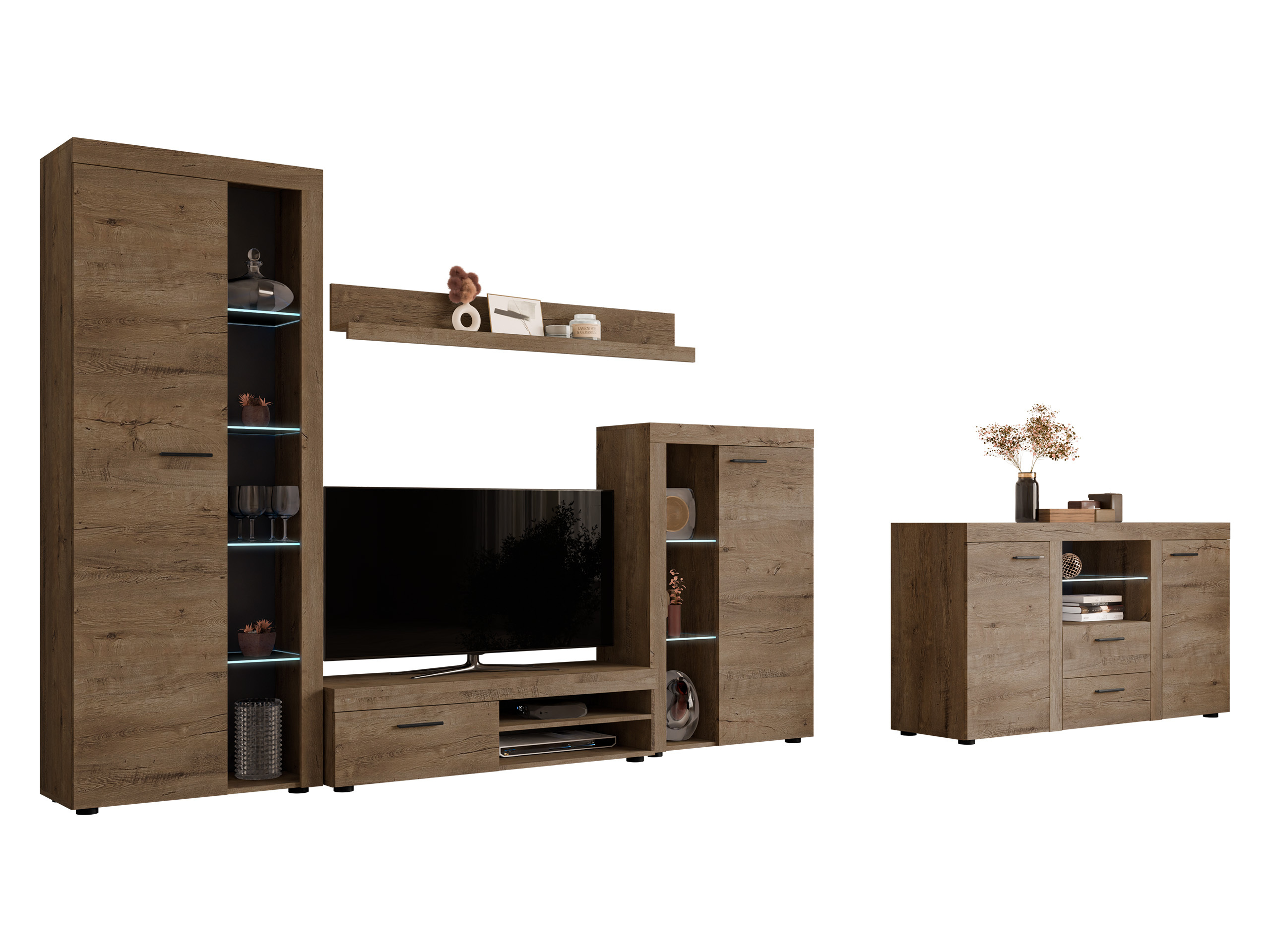 Viesistabas komplekts Tucson 106 (Lefkas ozols)