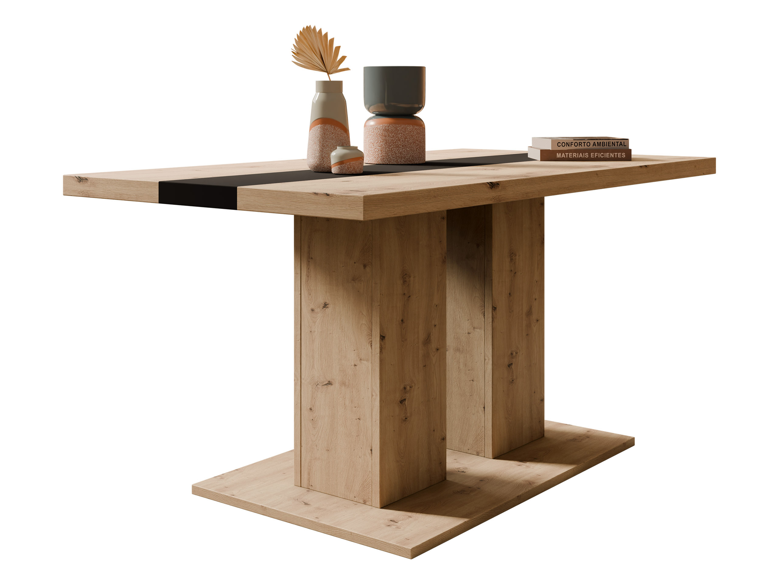 Журнальный столик Tucson 147 (Artisan дуб + Чёрный)