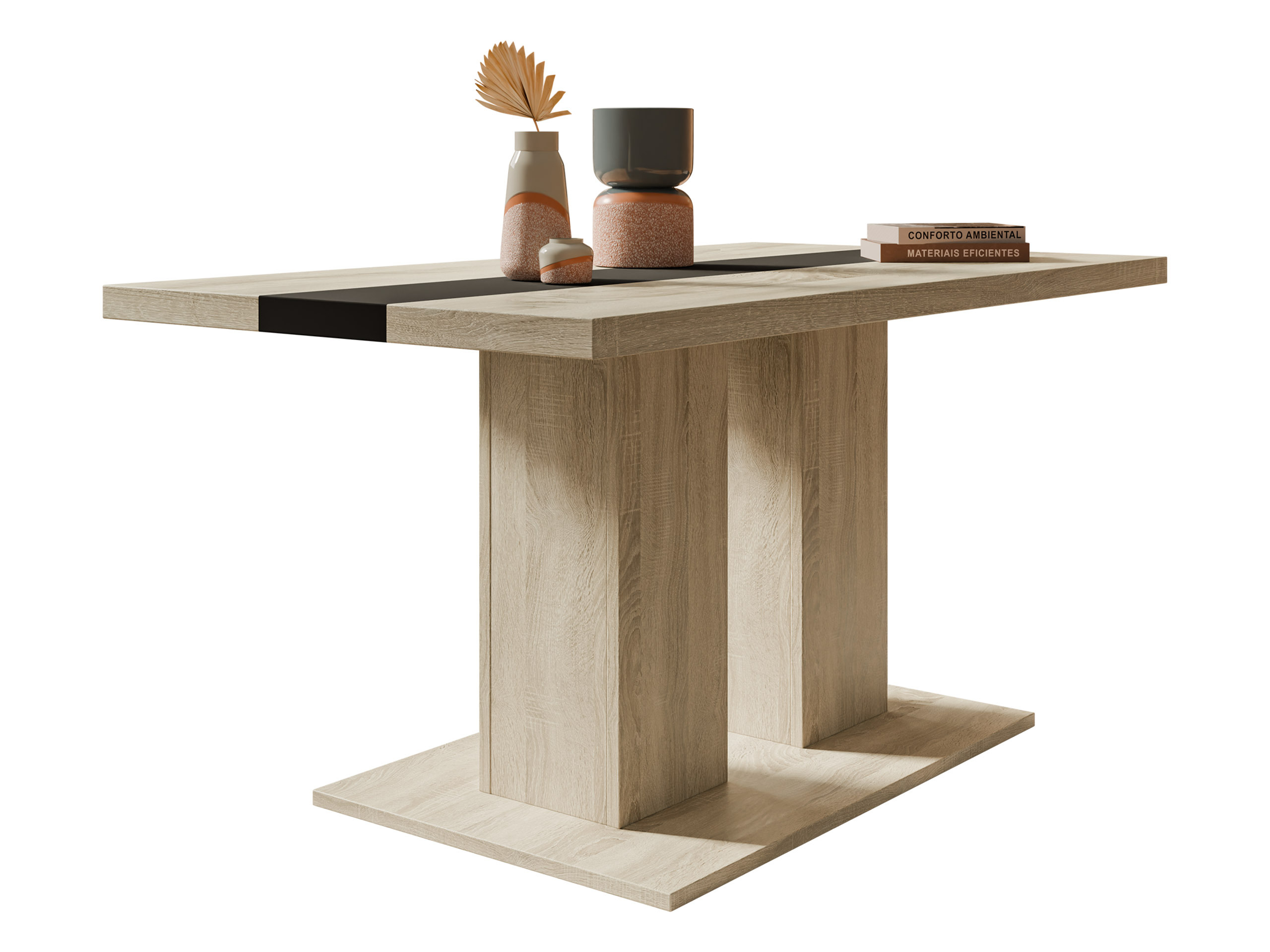 Журнальный столик Tucson 147 (Сонома Дуб + Чёрный)