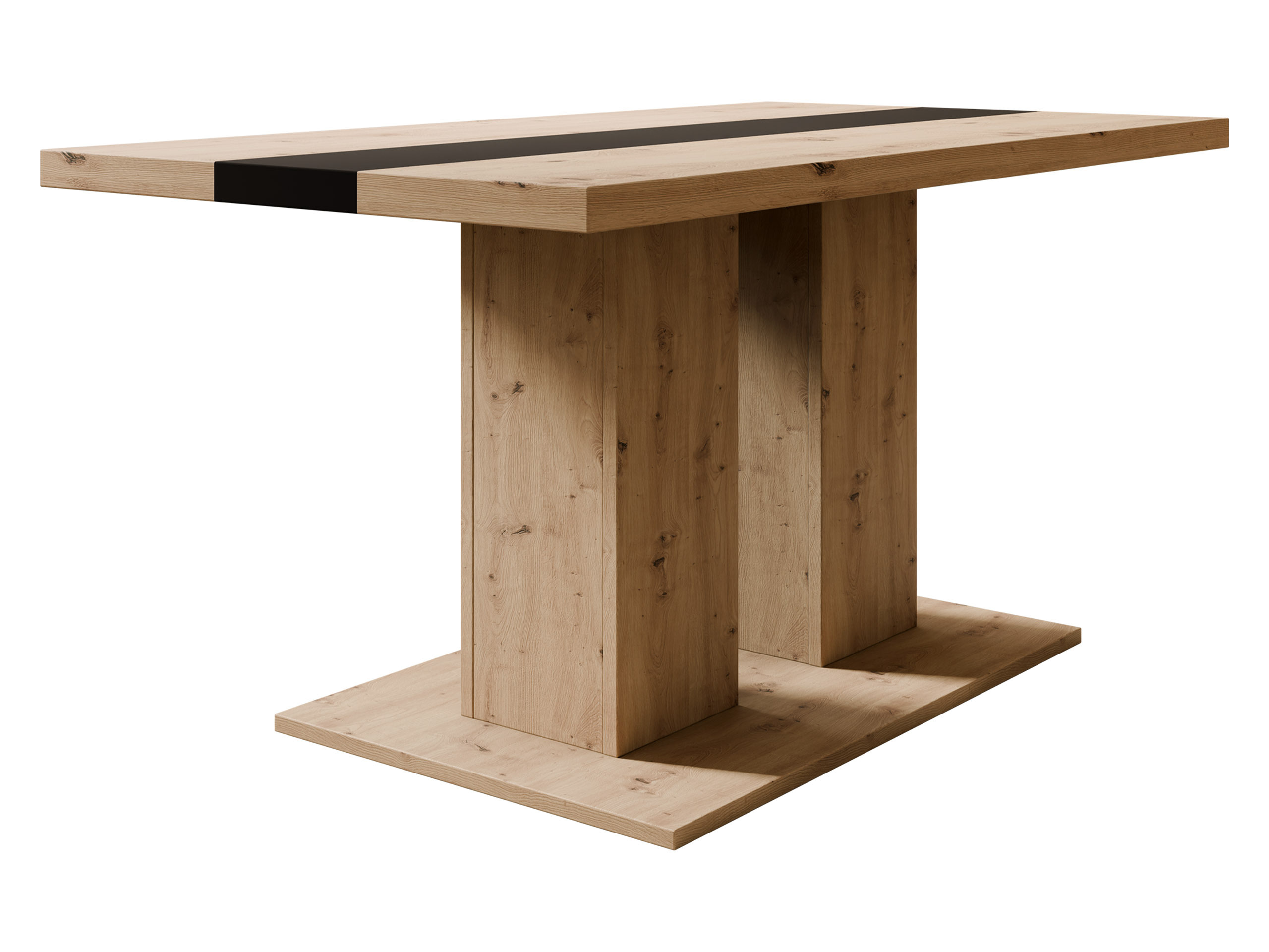 Žurnālu galdiņš Tucson 147 (Artisan ozols + Melns)