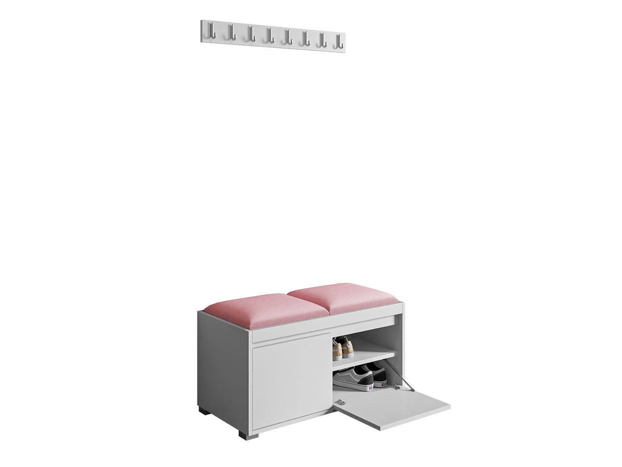 Priekšnama komplekts Comfivo 386 (Balts + Abriamo 06)