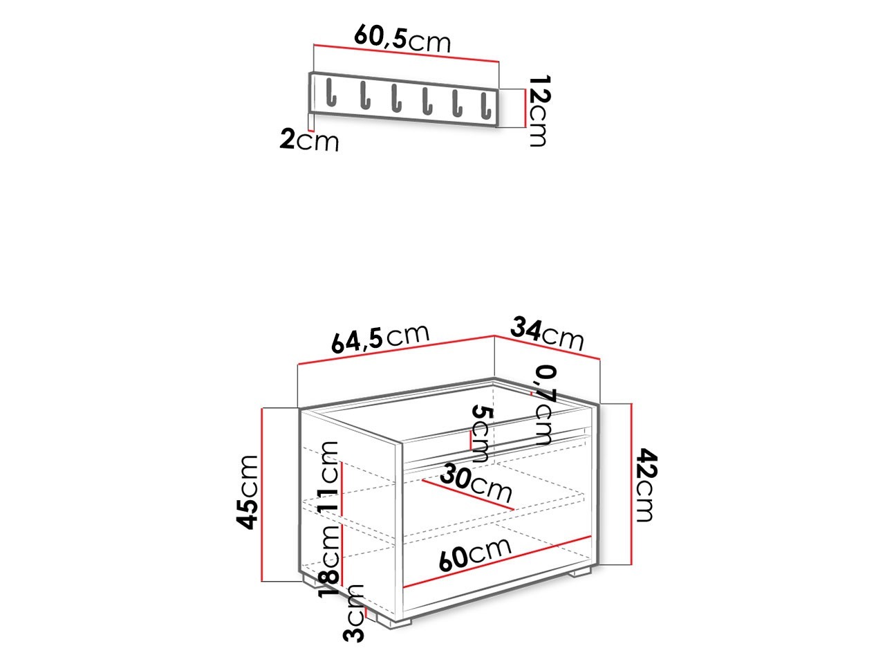 Priekšnama komplekts Comfivo 393 (Balts + Abriamo 03)