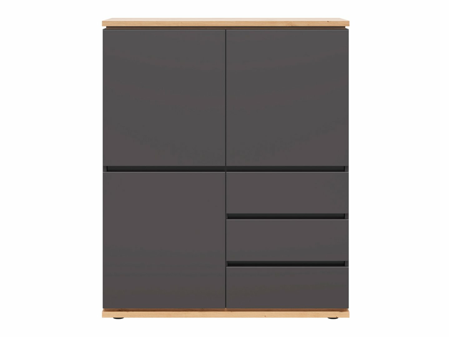 Kumode Cirfelo 115 (Grafīts + Artisan ozols)