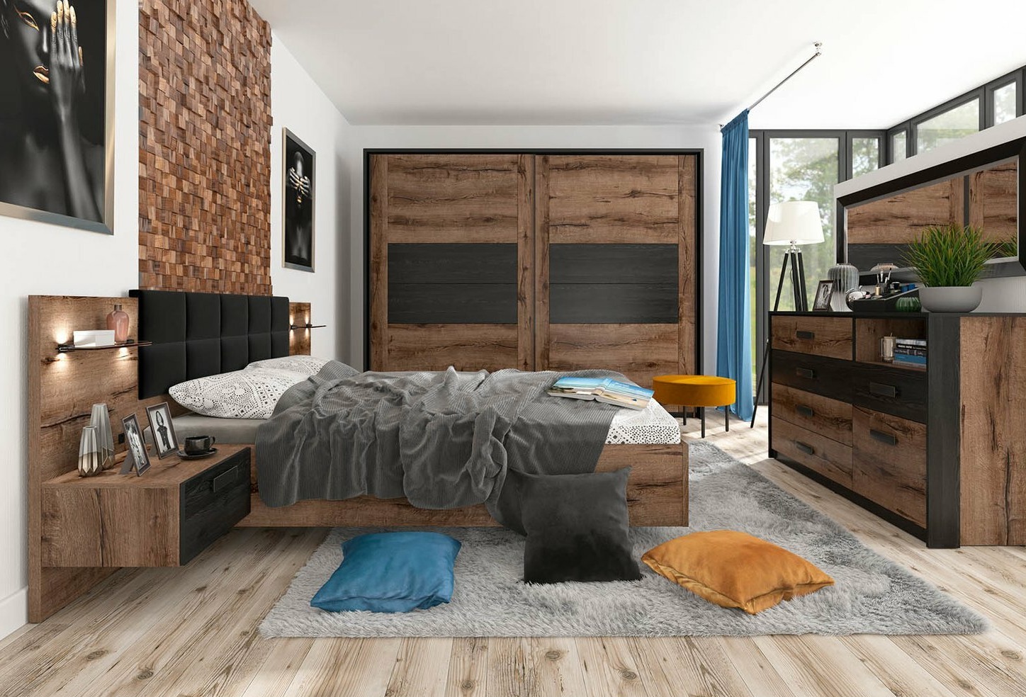 Прикроватная тумбочка Livmoru 124