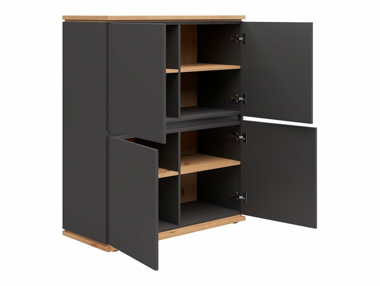 Шкафчик Cirfelo 116 (Графит + Artisan дуб)