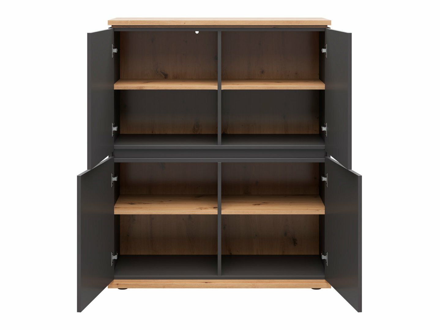 Шкафчик Cirfelo 116 (Графит + Artisan дуб)