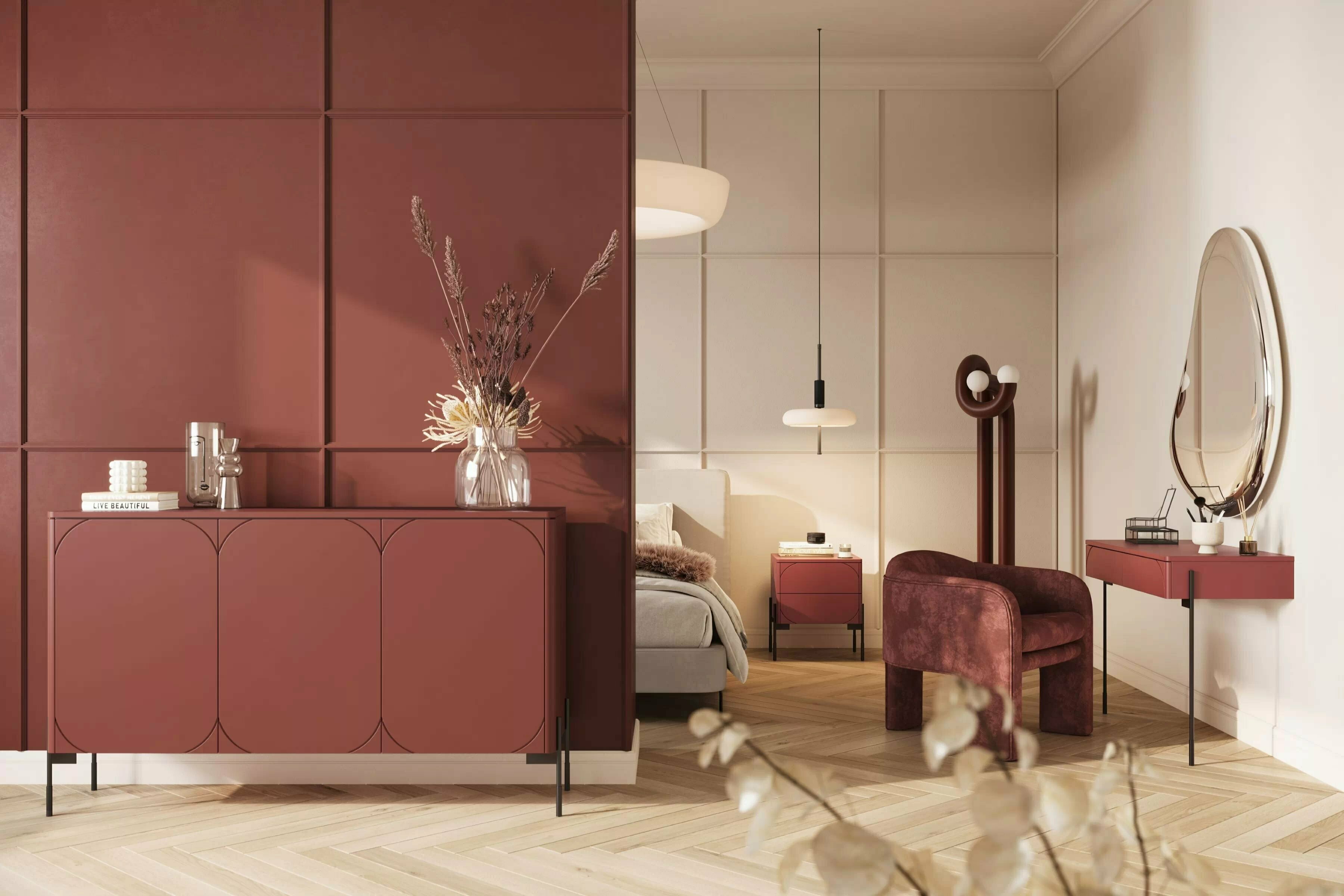 Skapis Veselbi 100 (Bordo)