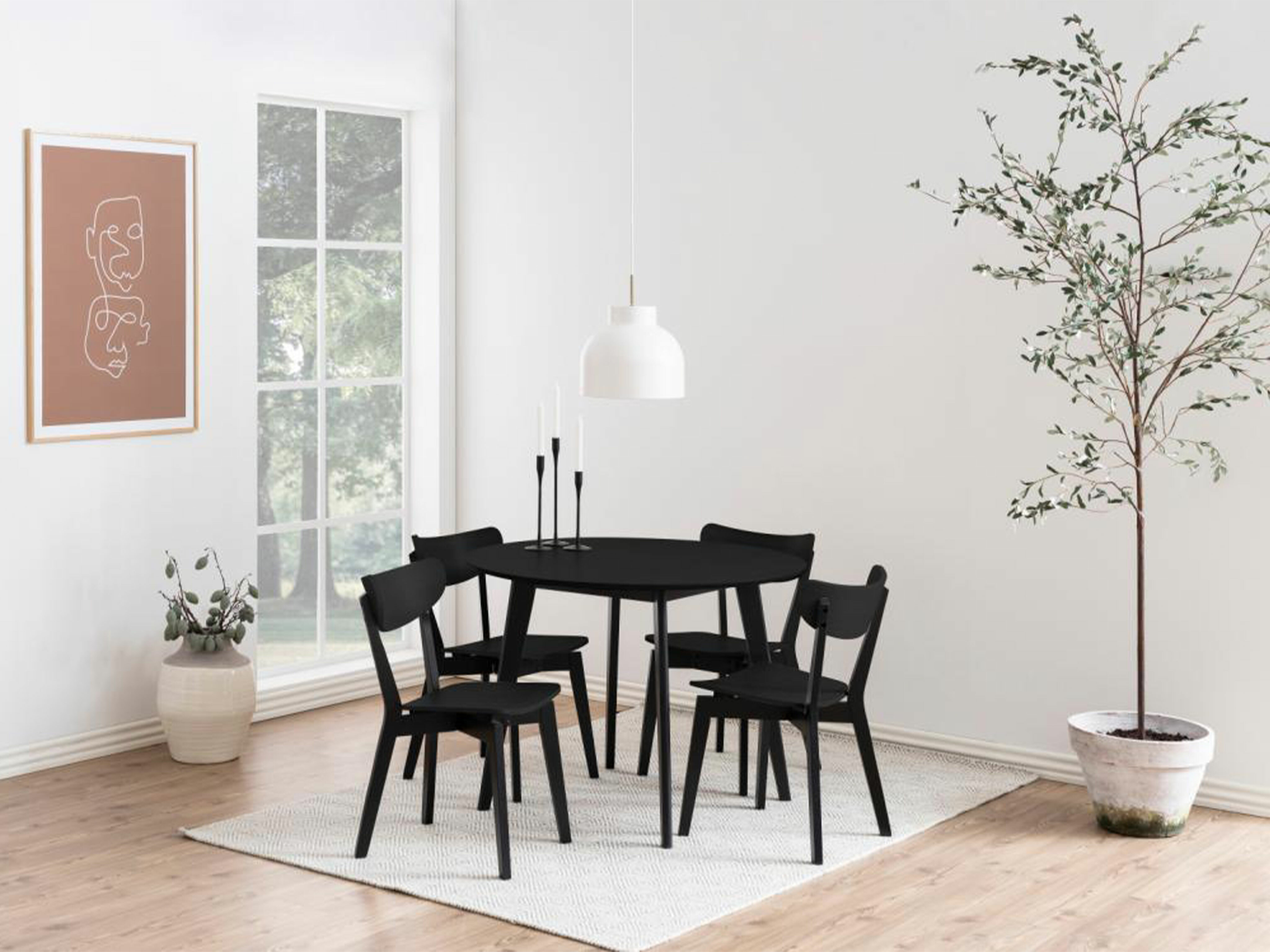 Стул Norsica 319 (Черный дуб + Чёрный)