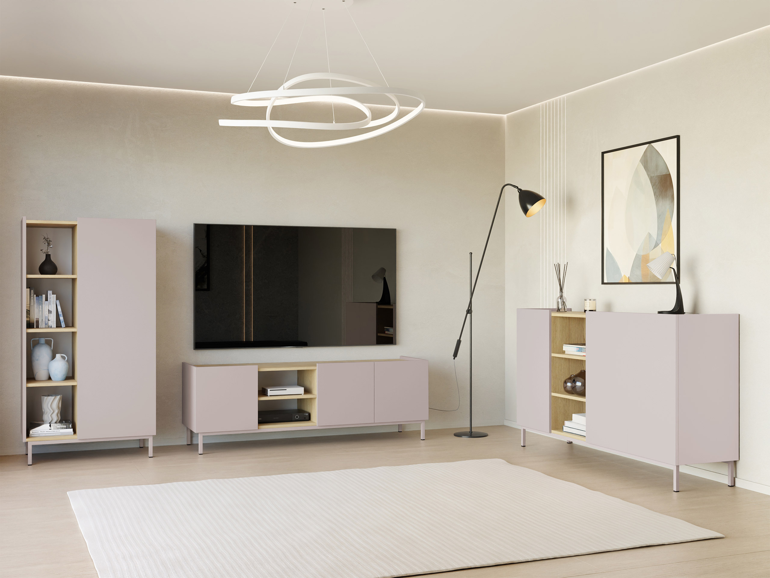 TV galds Veldome 102 (Kašmirs + Ozols)