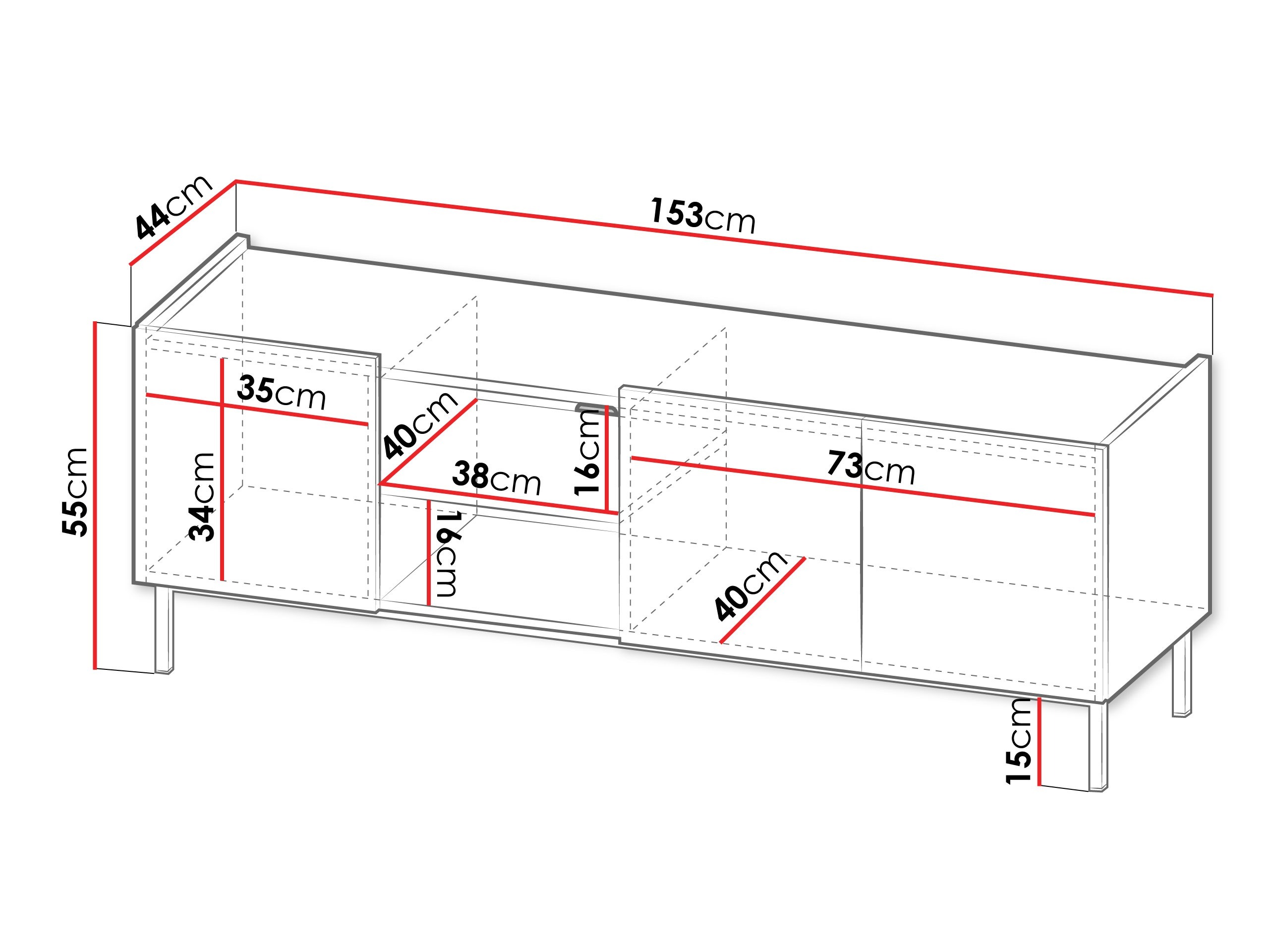 TV galds Veldome 102 (Kašmirs + Ozols)