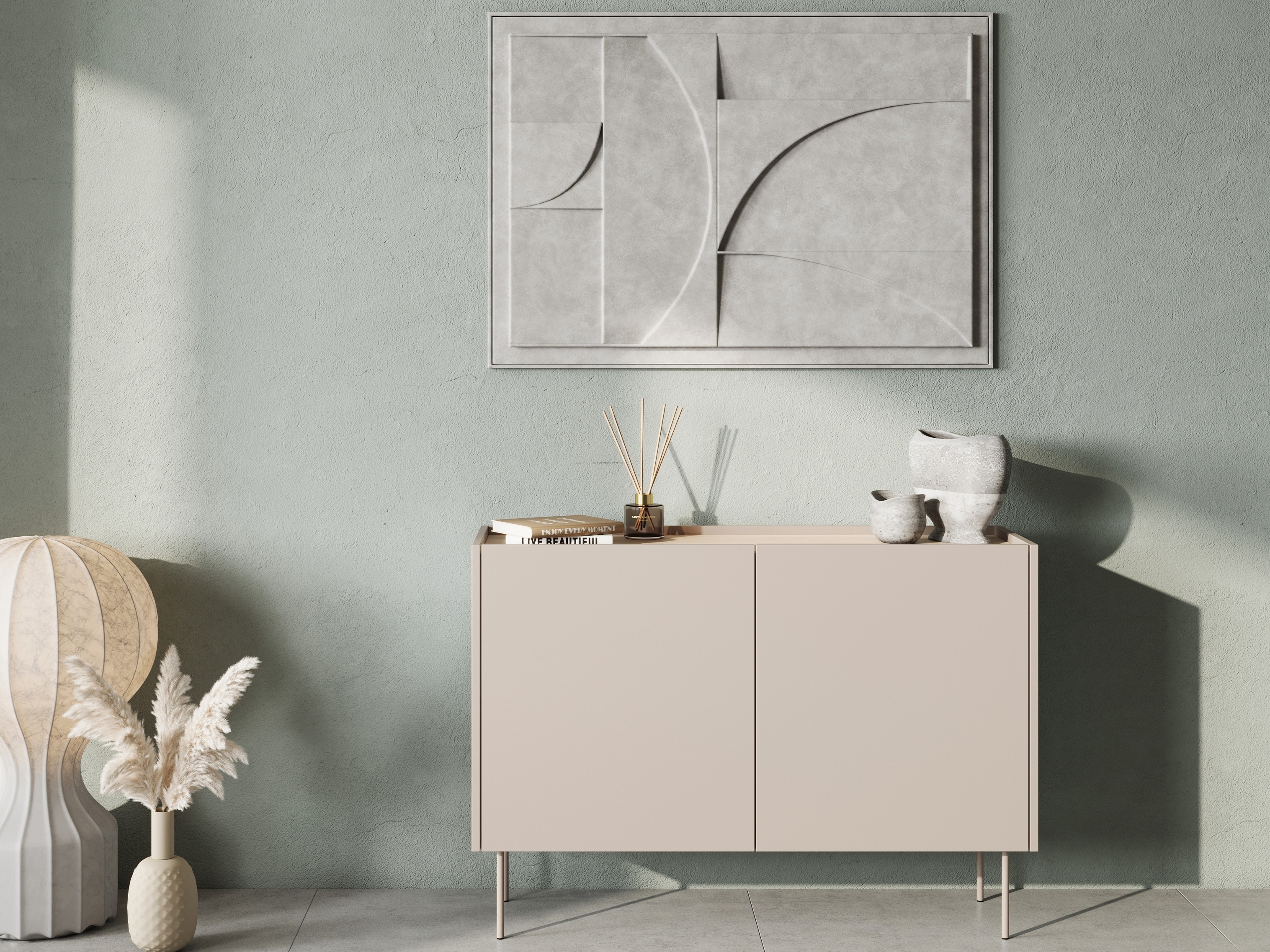 Шкафчик Tivdala 101 (Дуб + Кашемир)