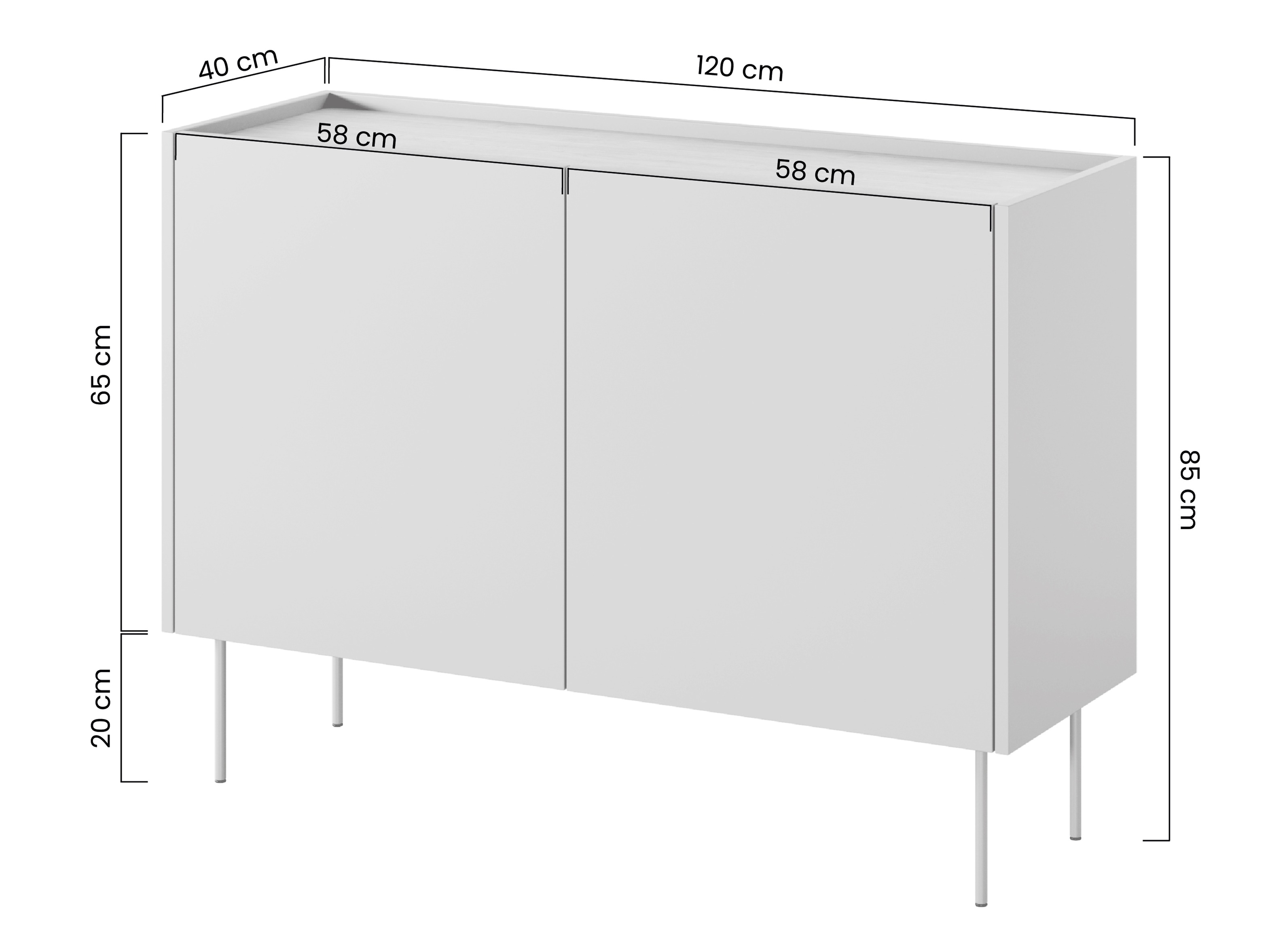 Шкафчик Tivdala 101 (Дуб + Кашемир)
