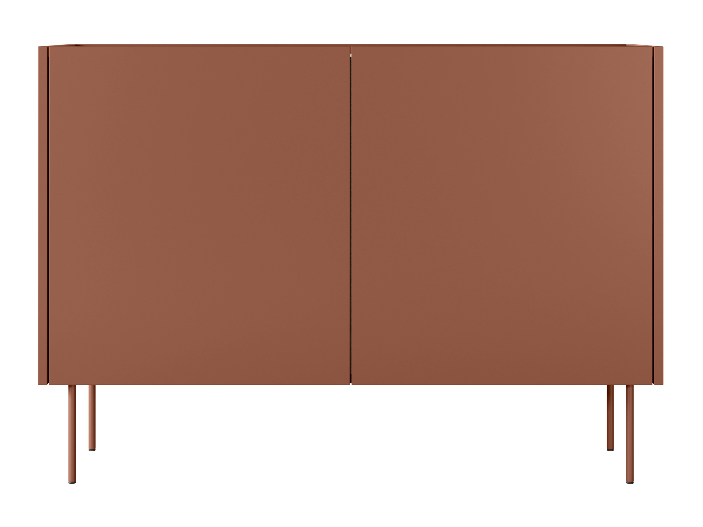 Skapis Tivdala 101 (Ozols + Matēts sarkans)